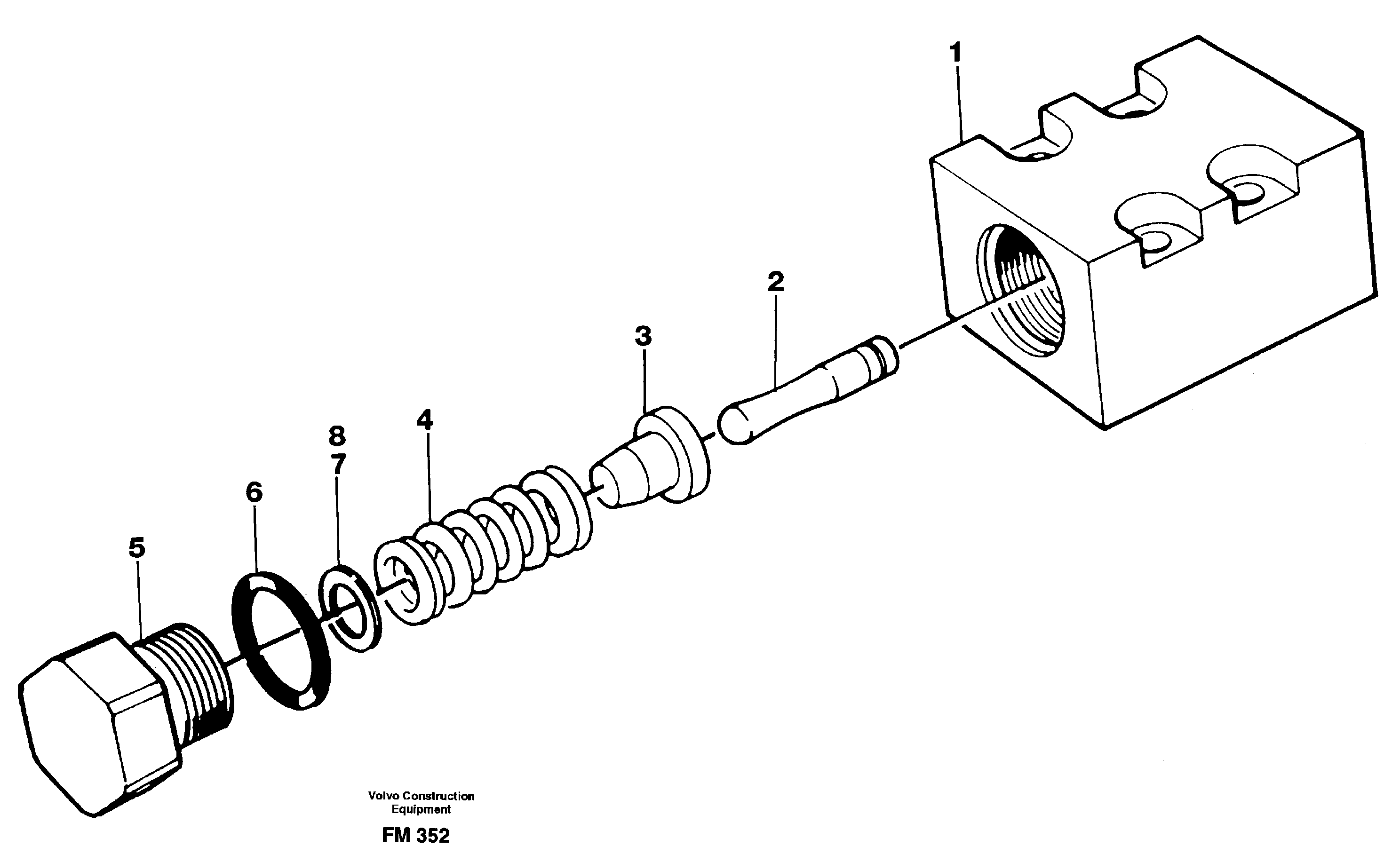 Pressure limiting valve  14268130 — volvo parts diagram