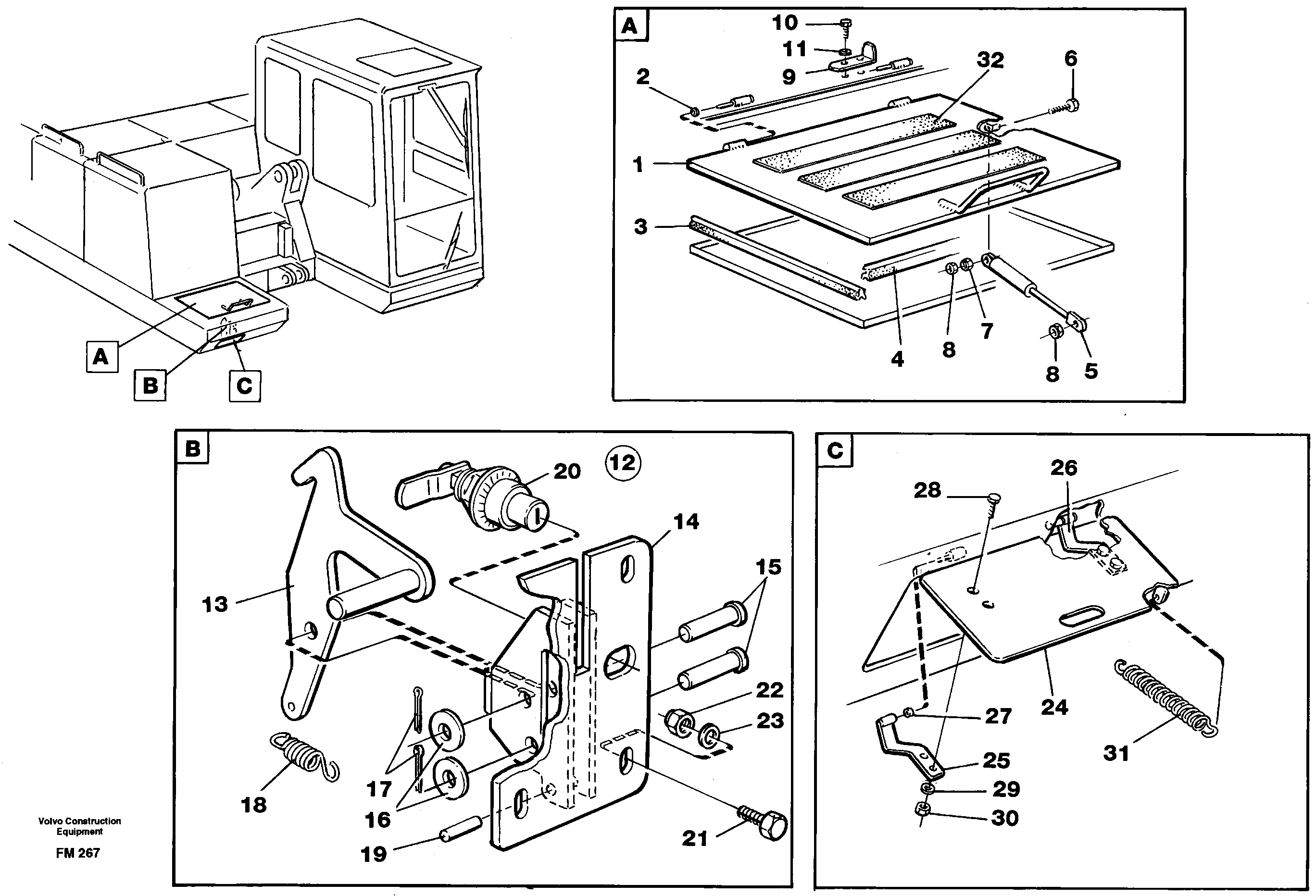 Battery disconnector — volvo parts diagram