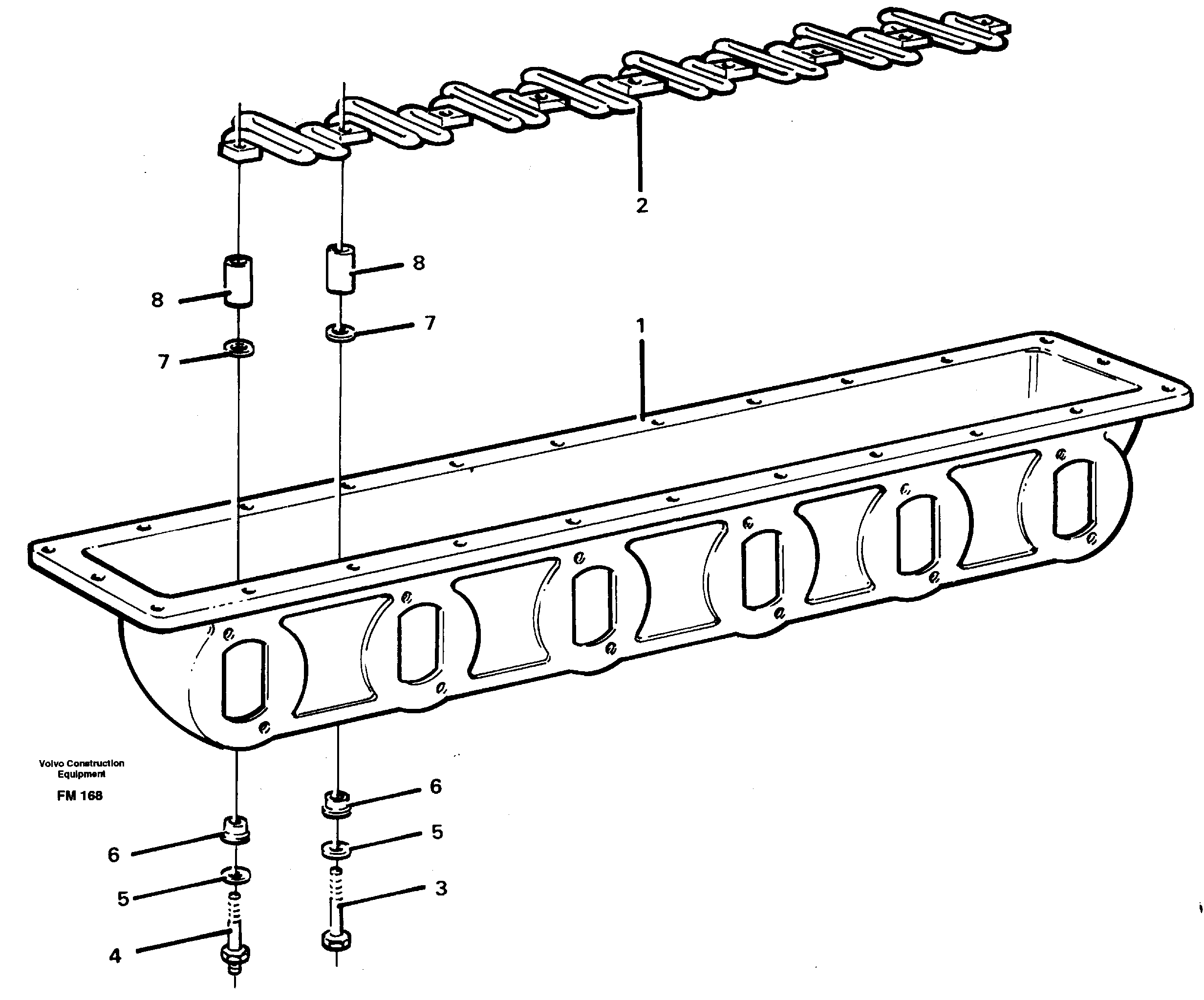 Inlet manifold — volvo parts diagram