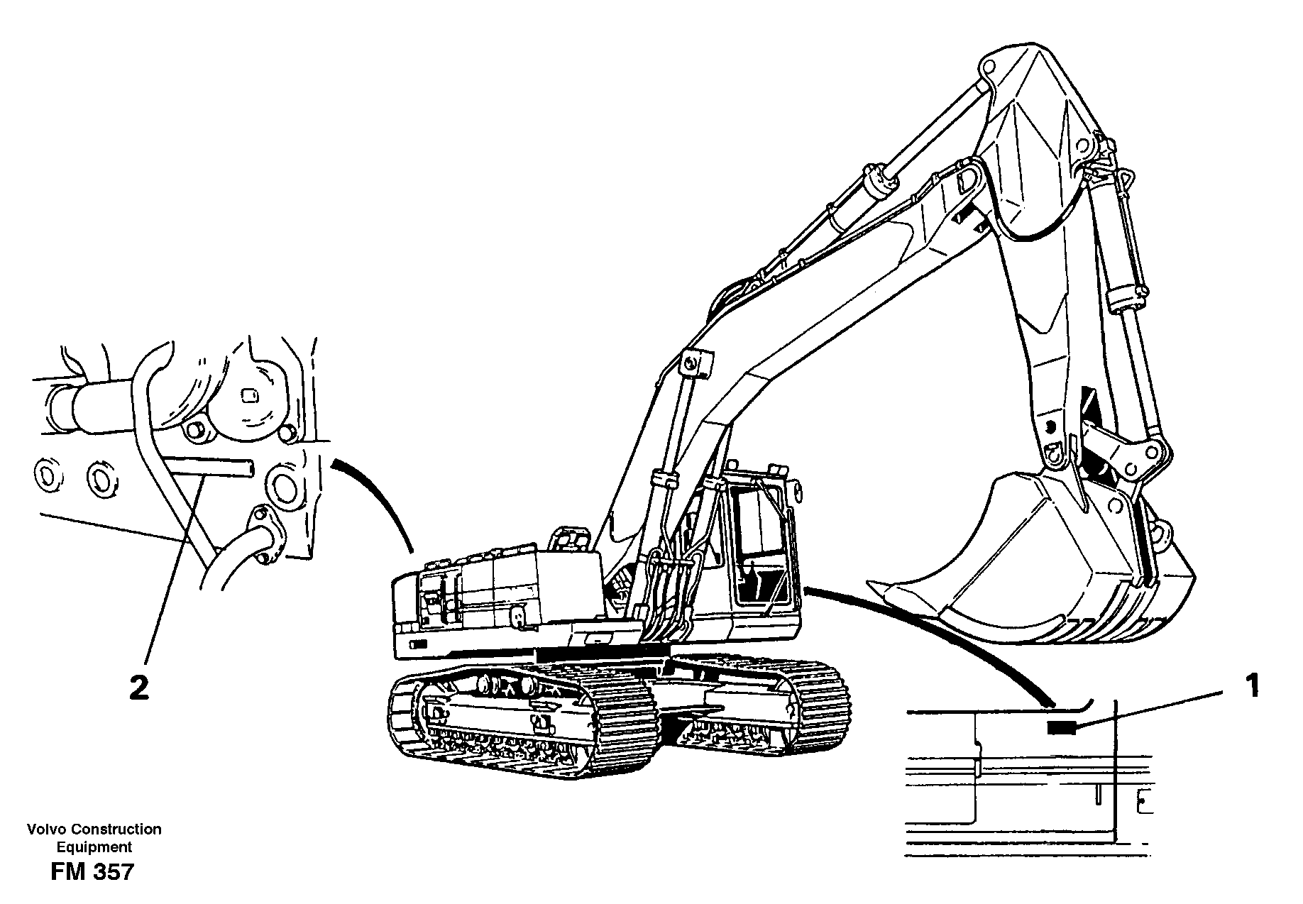 Product sign plate — volvo parts diagram