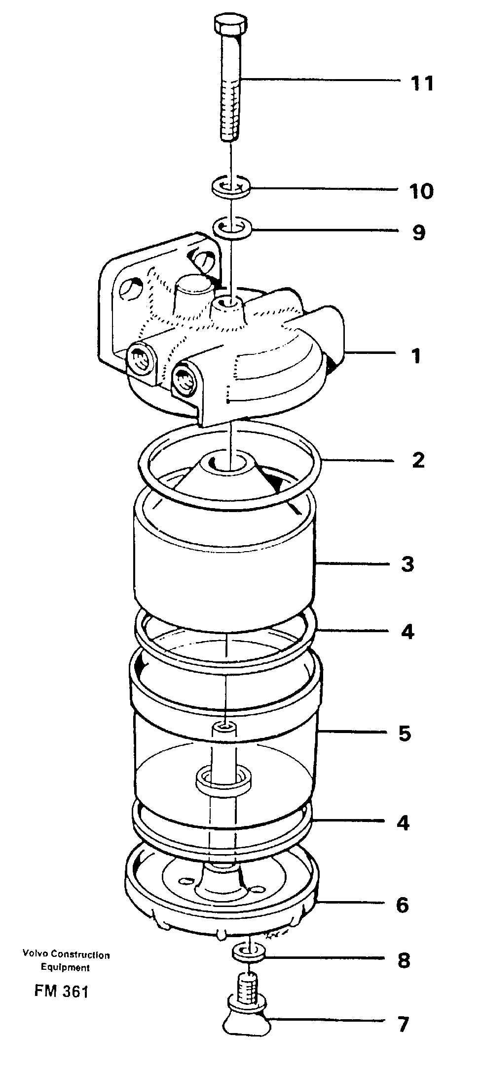 Slurry separator — volvo parts diagram
