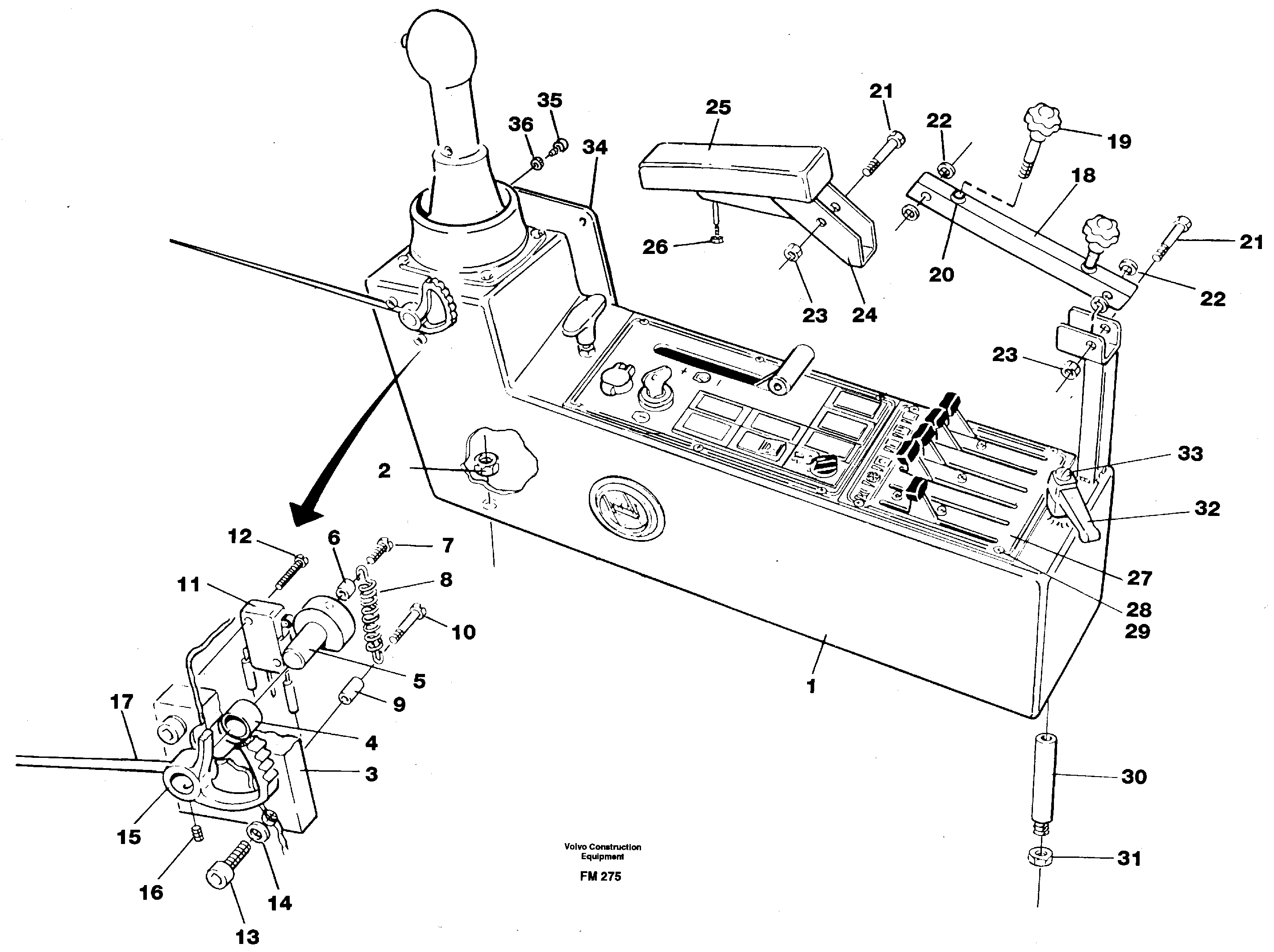 Side panel, left — volvo parts diagram