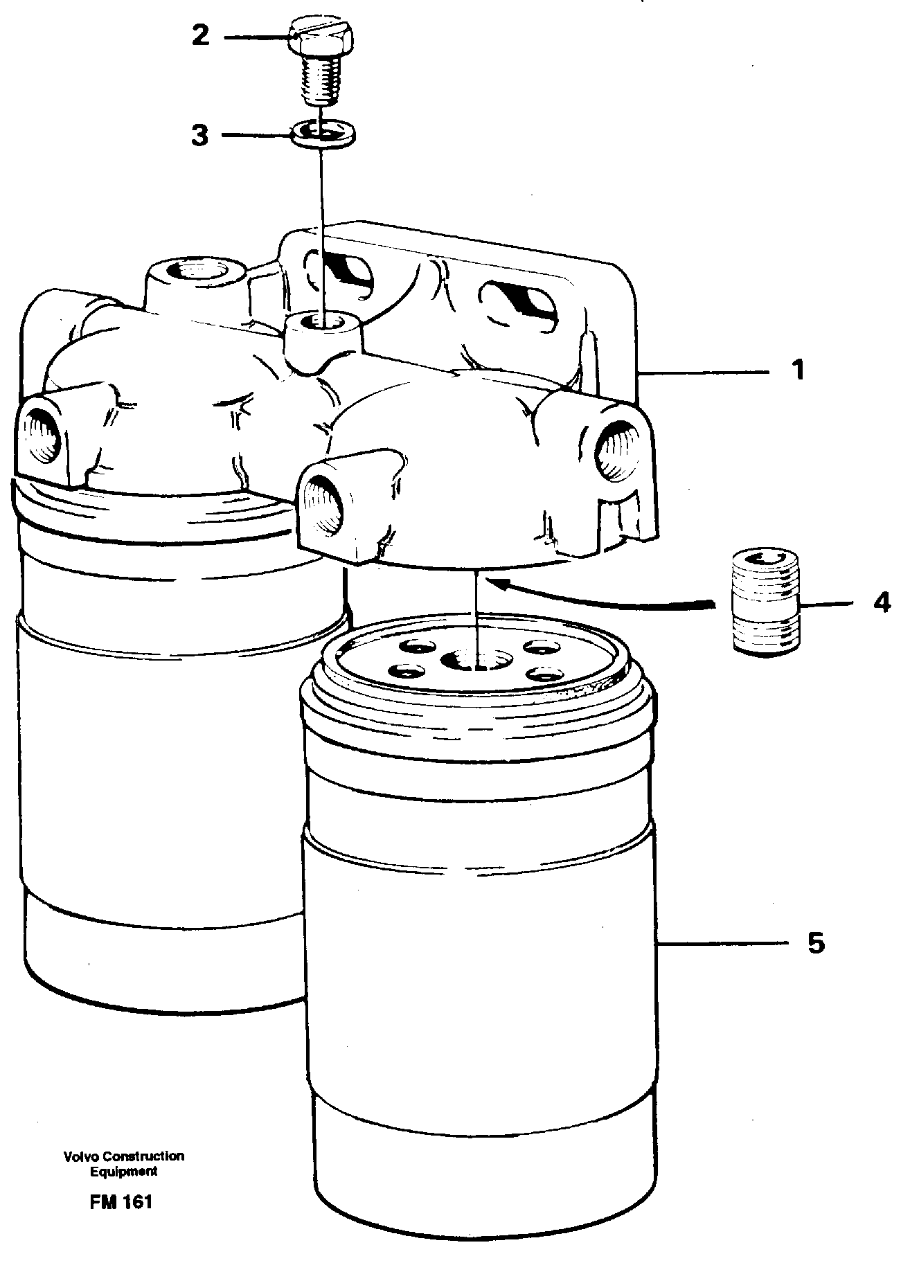 Fuel filter — volvo parts diagram