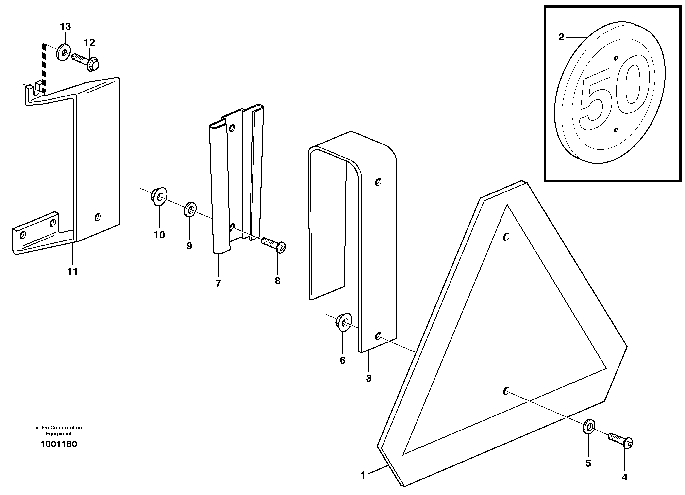 LGF - sign.  80890,  80891 — volvo parts diagram