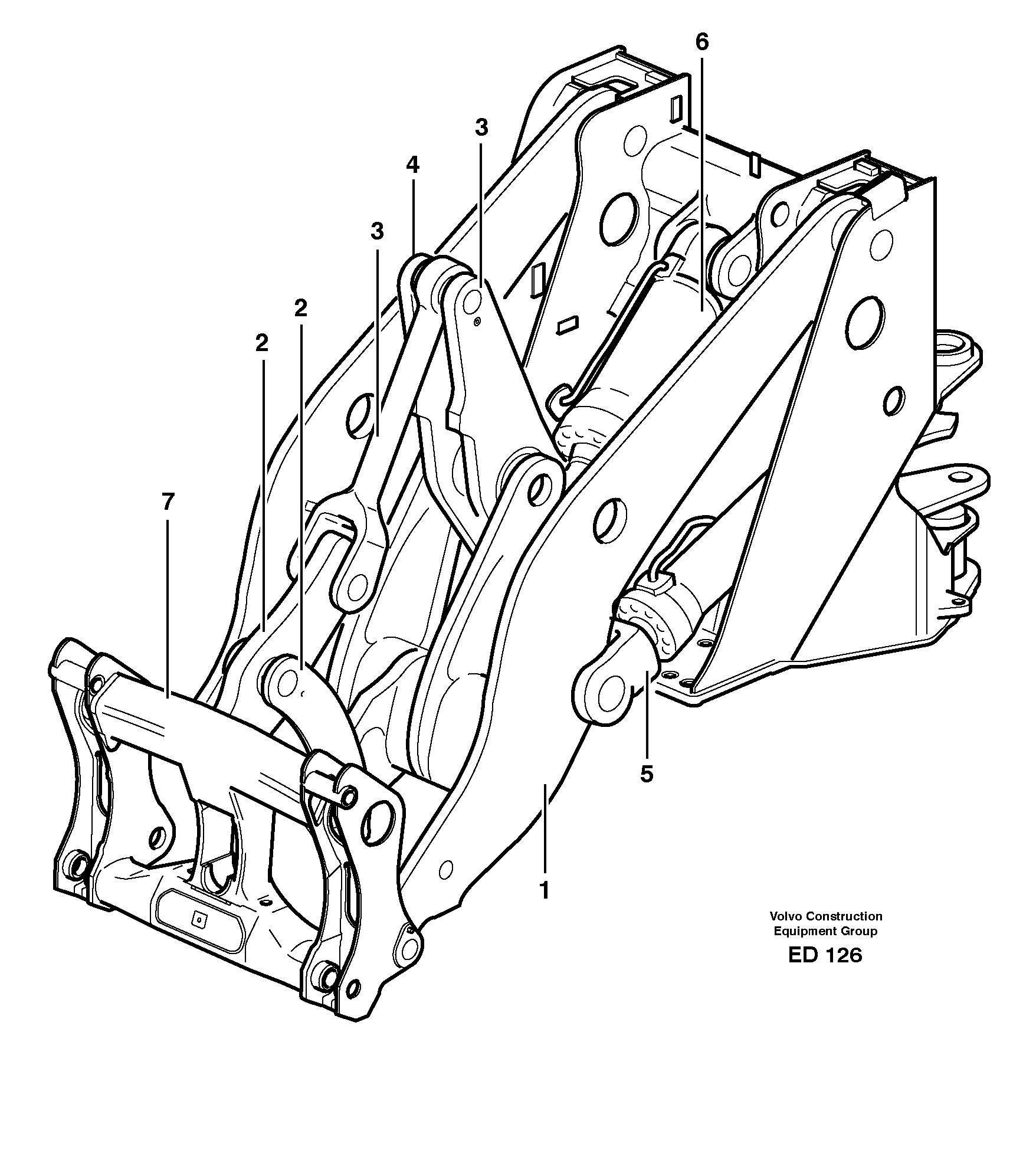 Loading unit. — volvo parts diagram