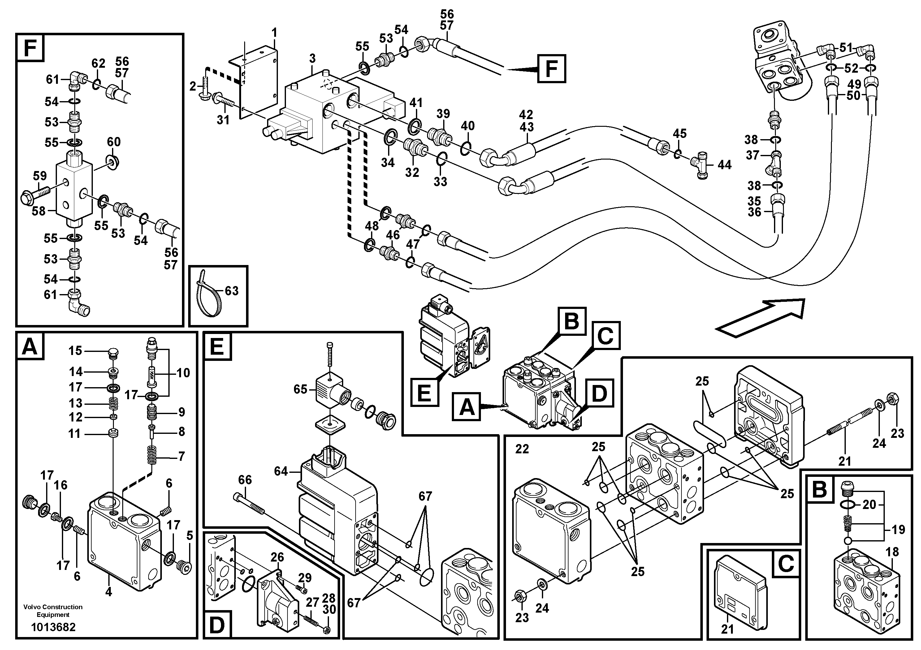 CDC - steering  82000 — volvo parts diagram