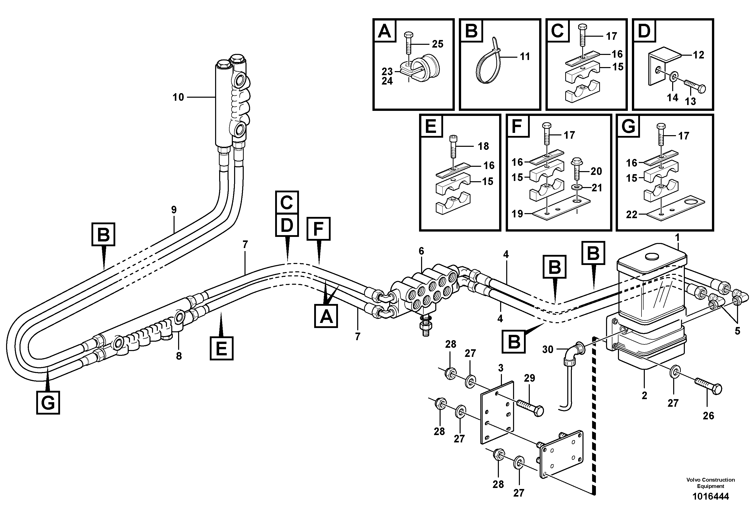 Central lubrication  82533 — volvo parts diagram