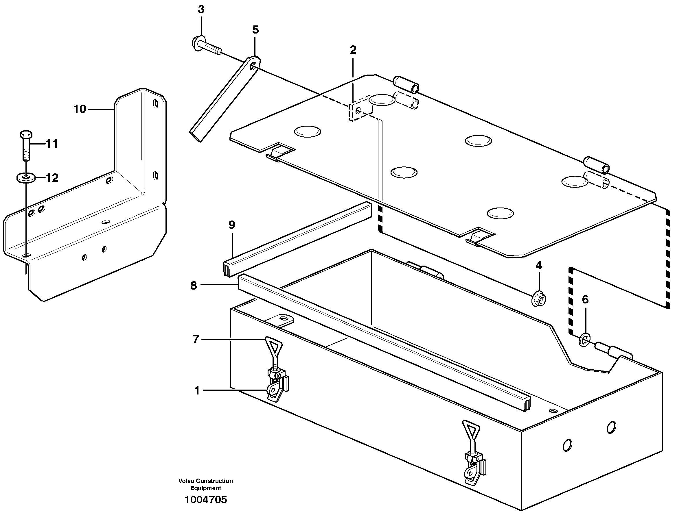 Tool box — volvo parts diagram