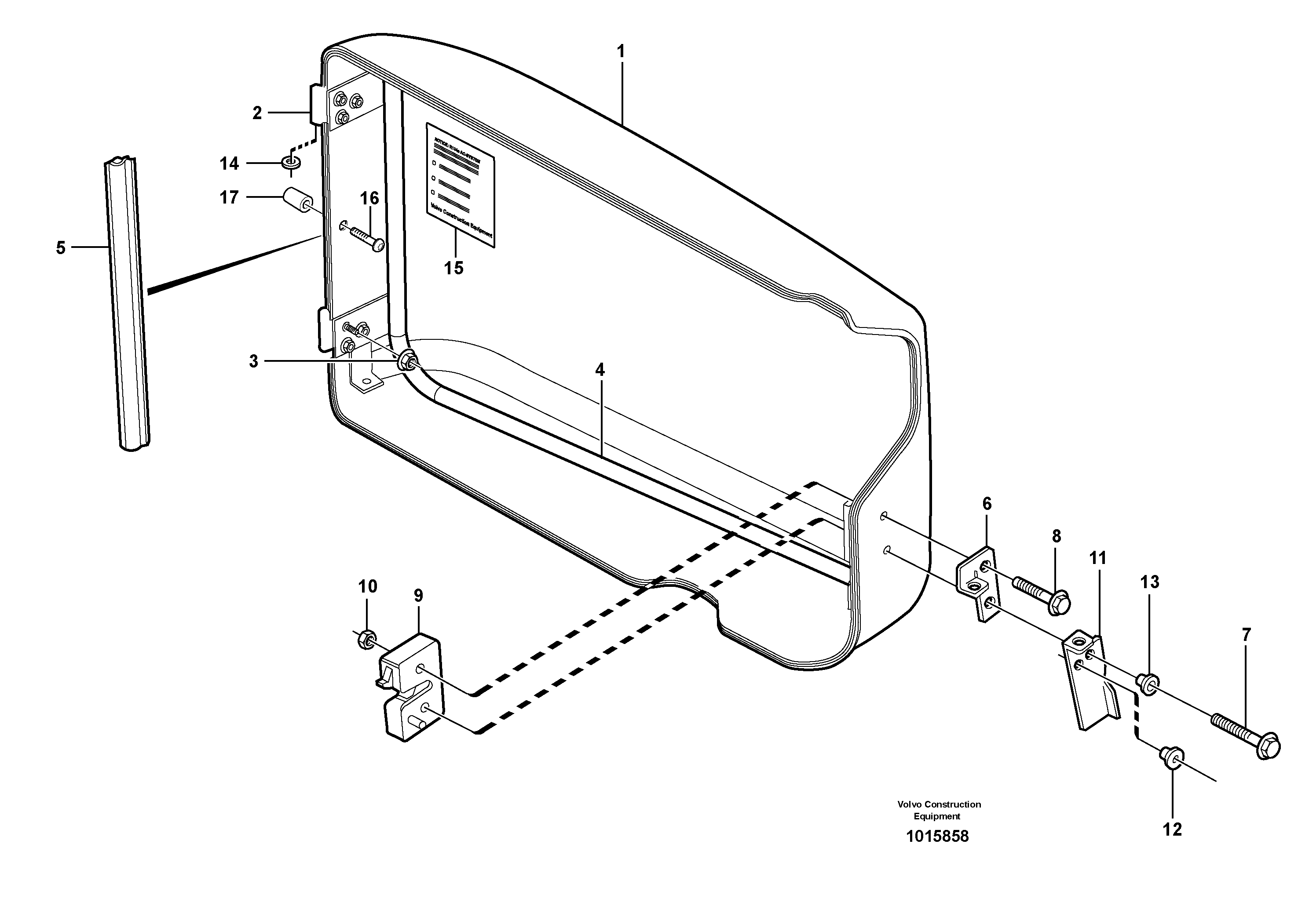 Filter cover — volvo parts diagram