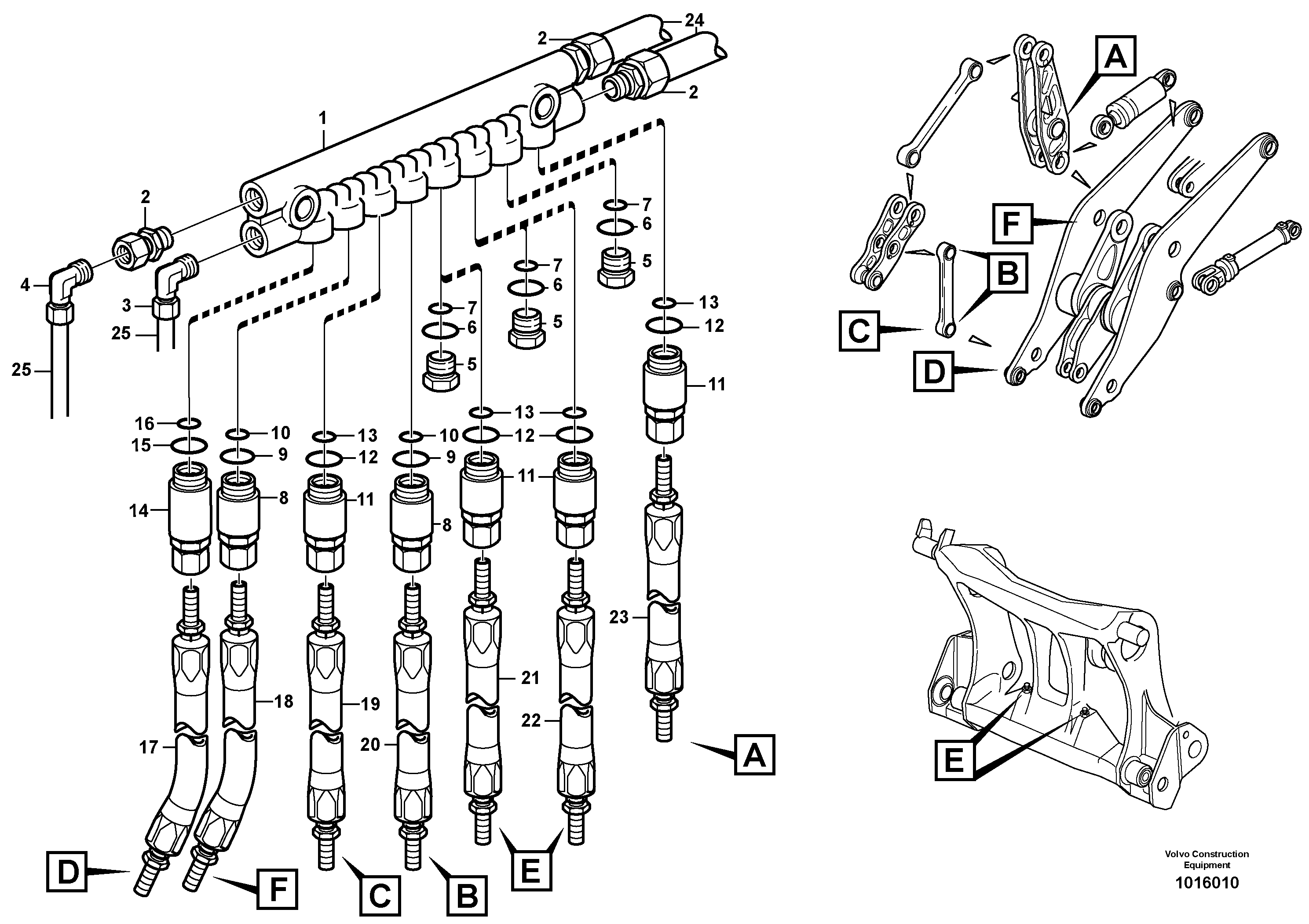 Distribution block, B2  82533 — volvo parts diagram