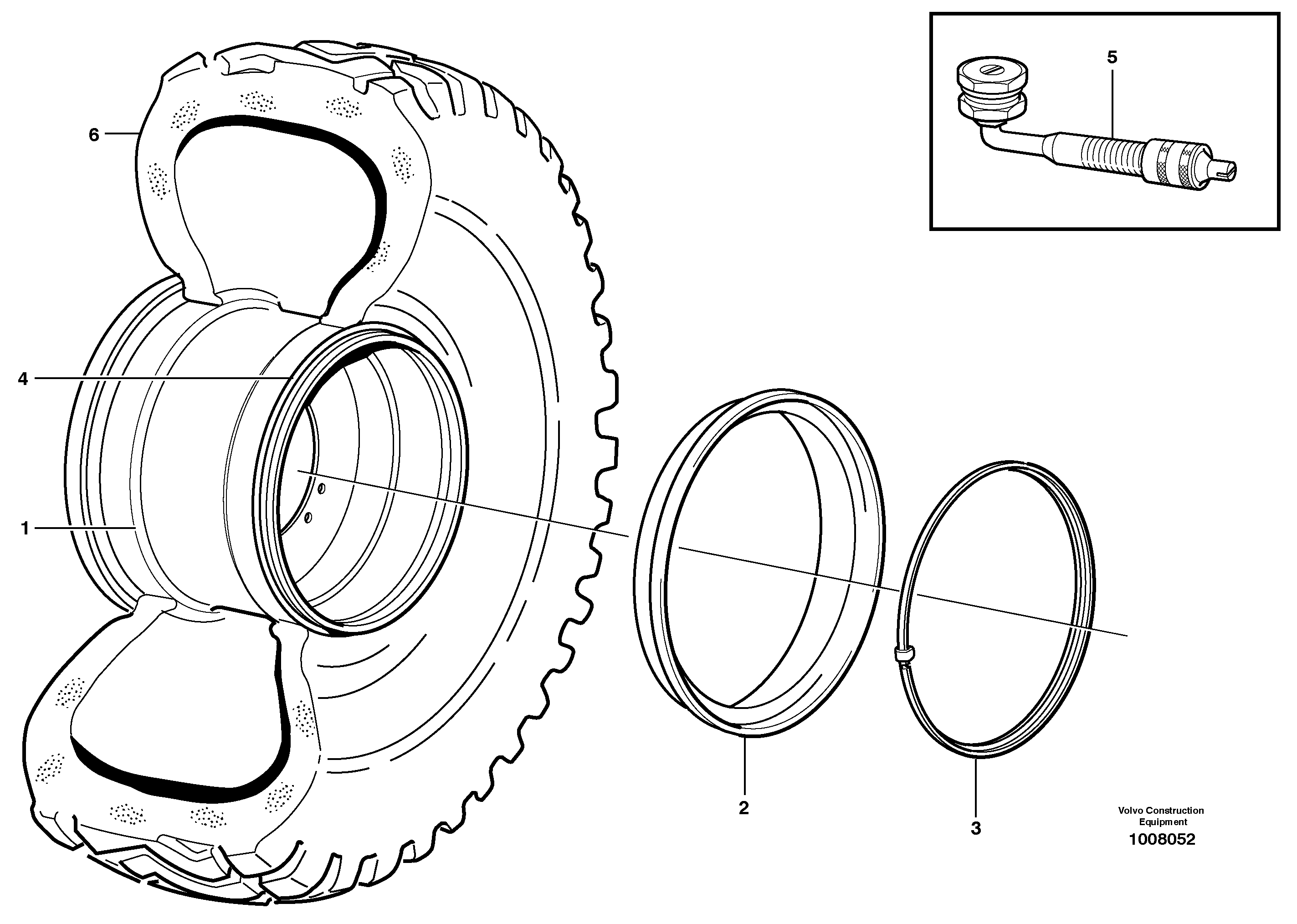 Wheel — volvo parts diagram