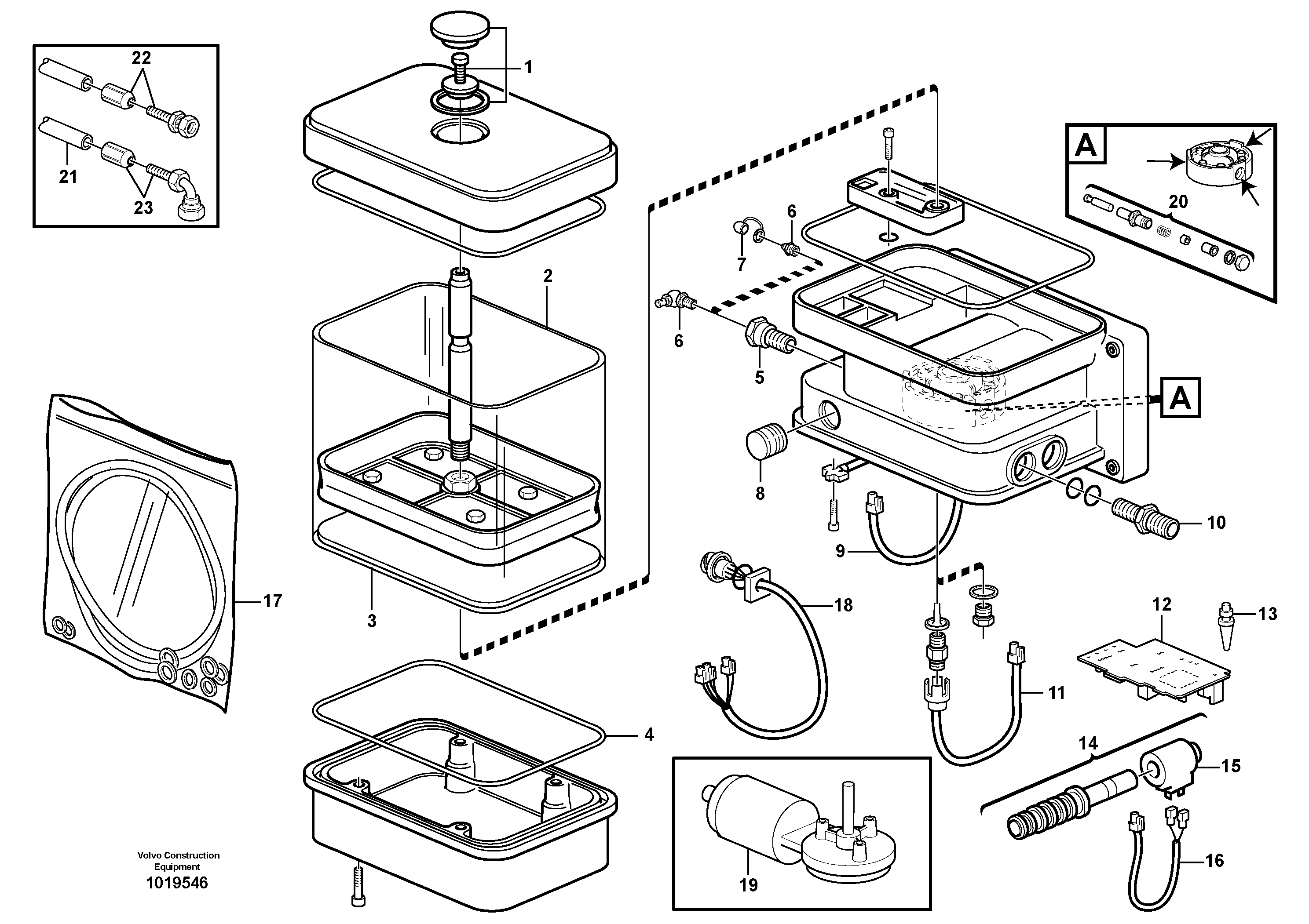Pump:central lubrication  82533 — volvo parts diagram