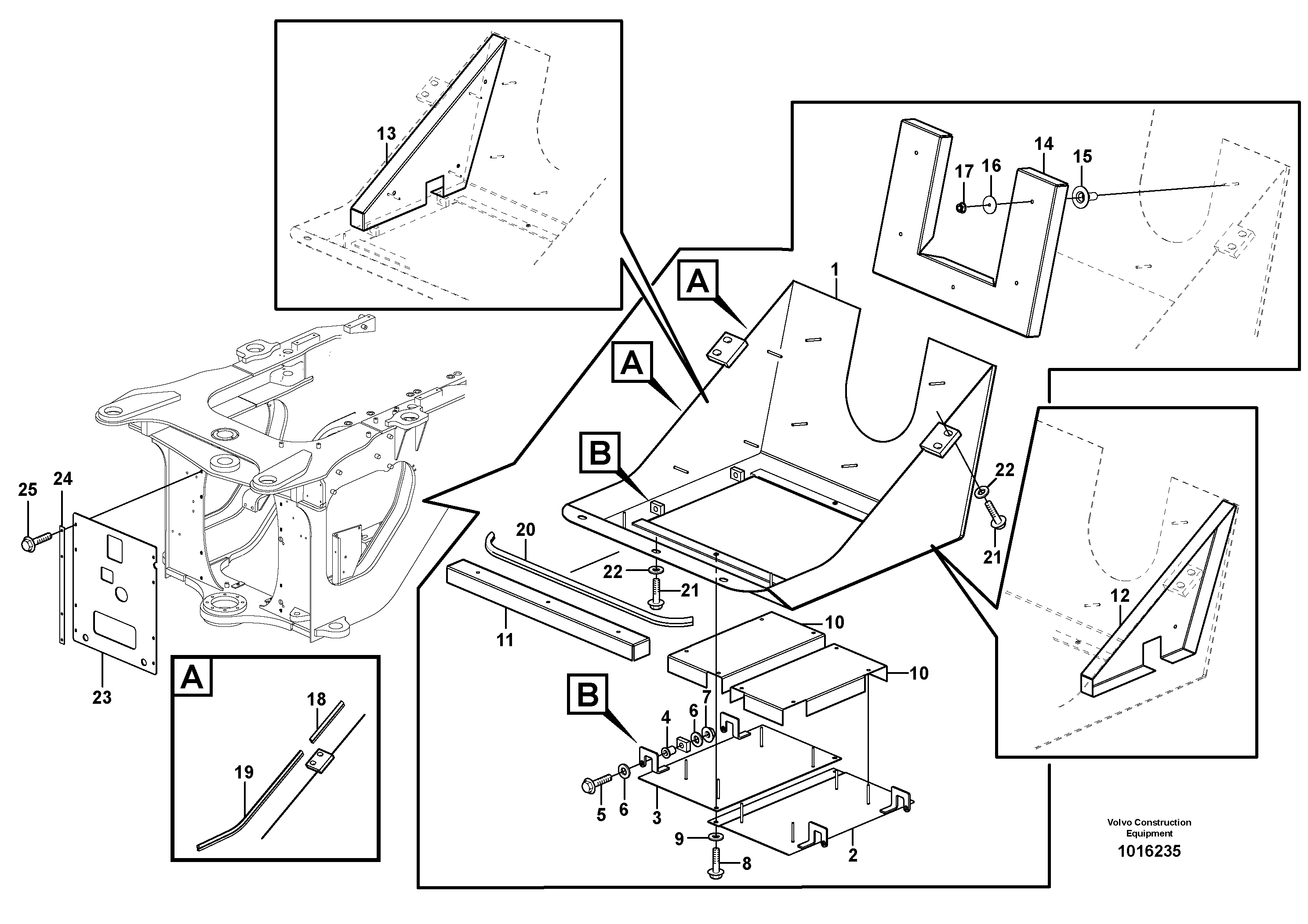 Protecting plates  82766 — volvo parts diagram