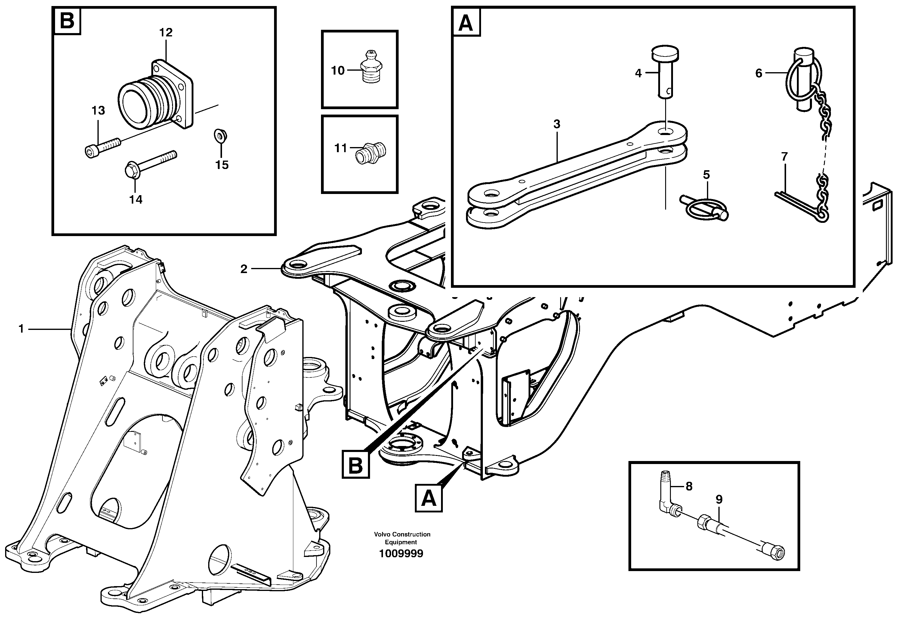 Frame — volvo parts diagram