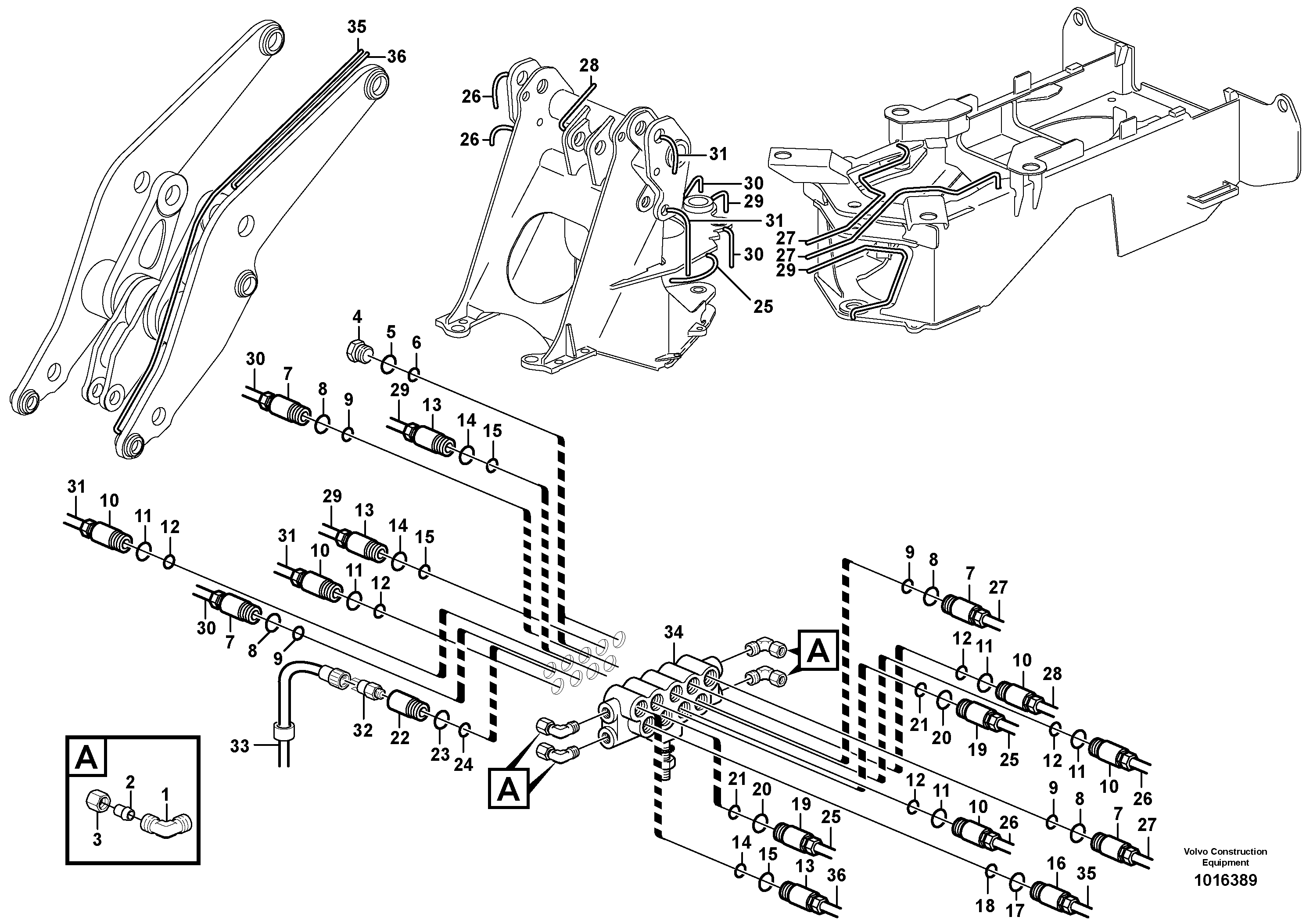 Distribution block, B1  82533 — volvo parts diagram