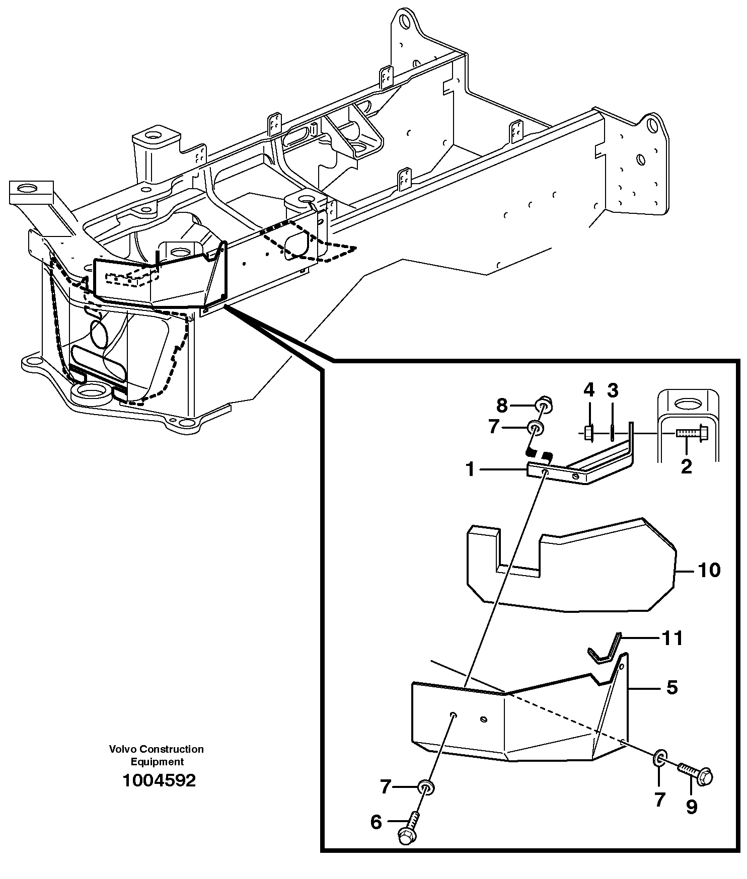 Protecting plates  80404 — volvo parts diagram