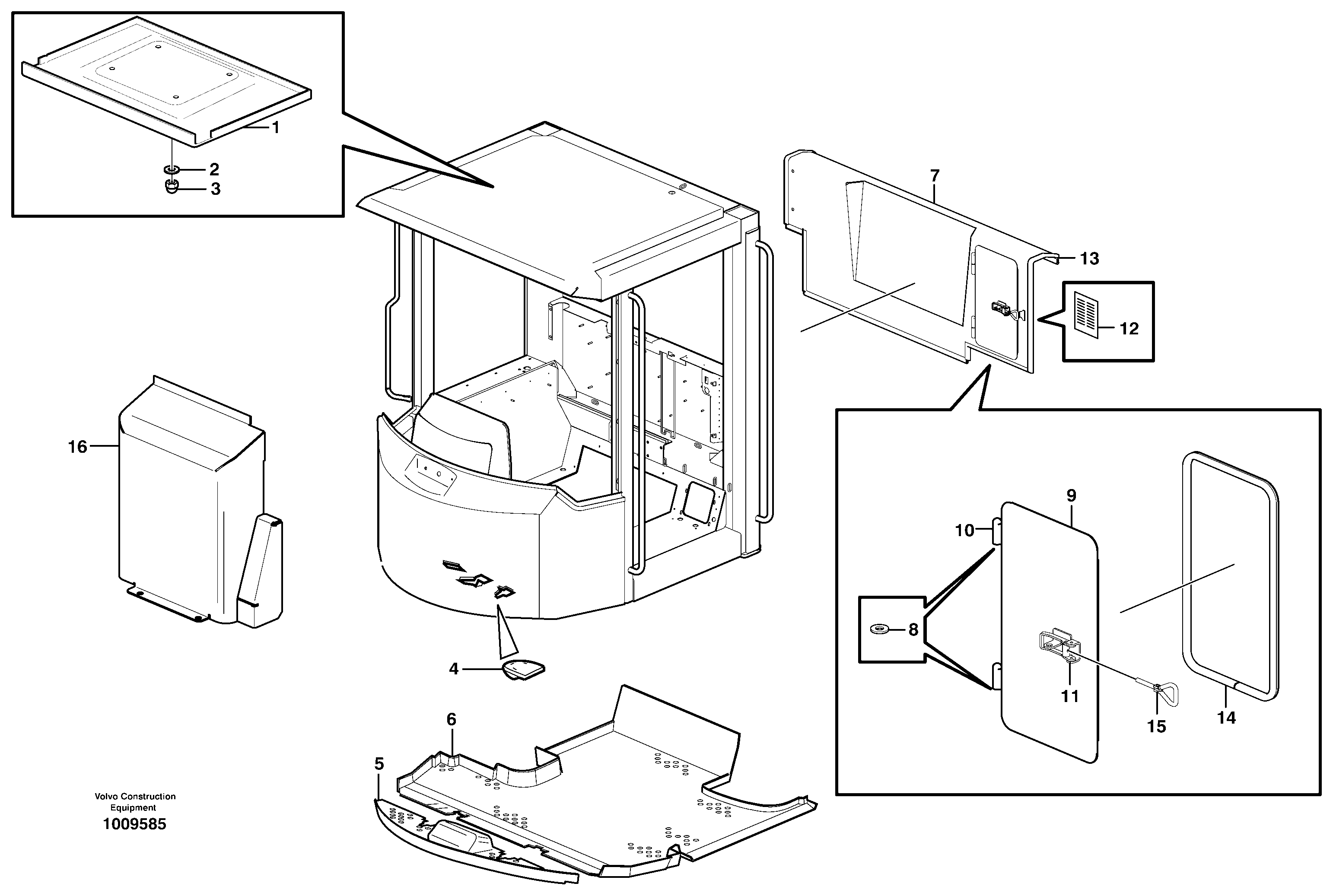 Insulating matting — volvo parts diagram