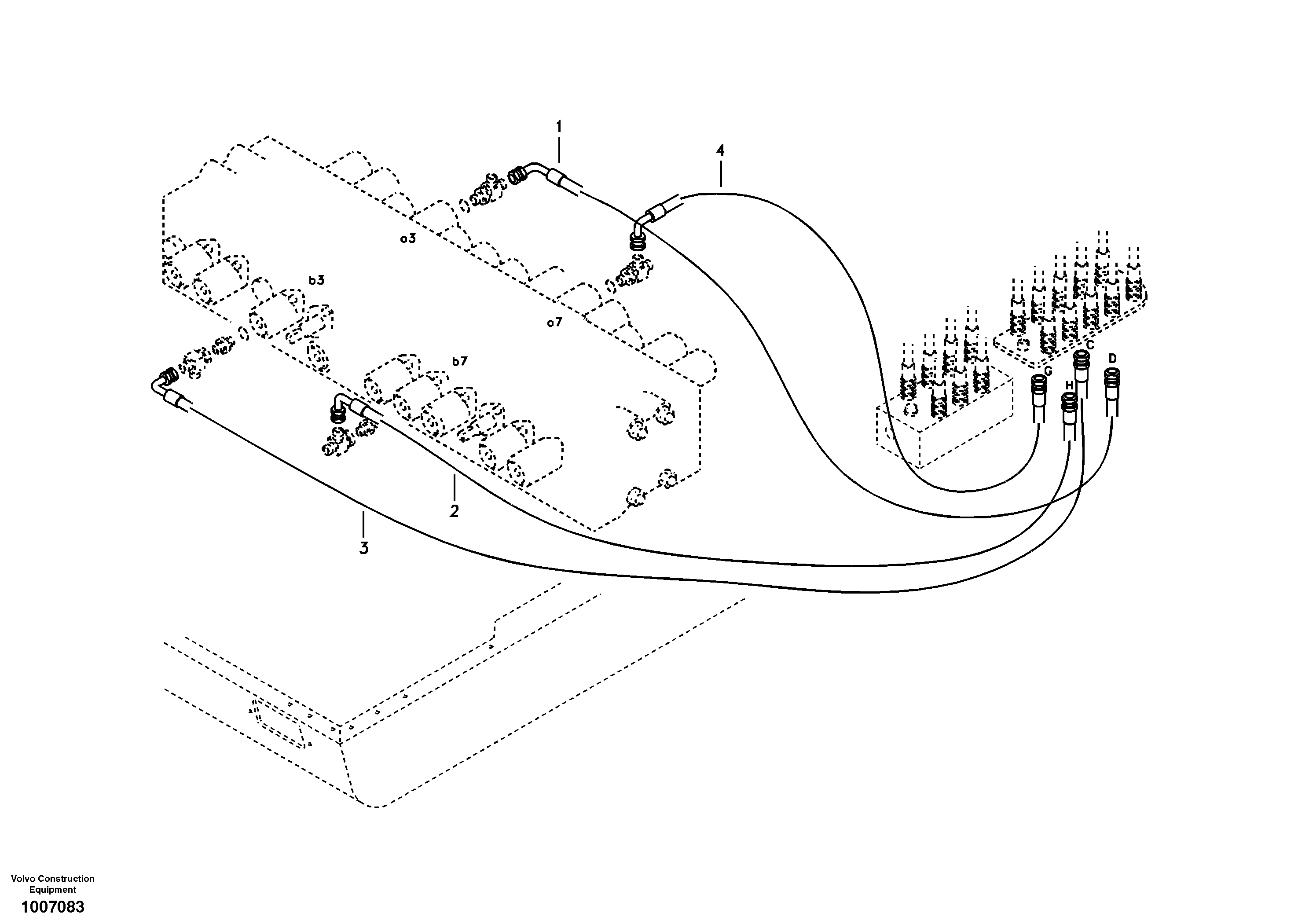Servo system, changing lever function — volvo parts diagram