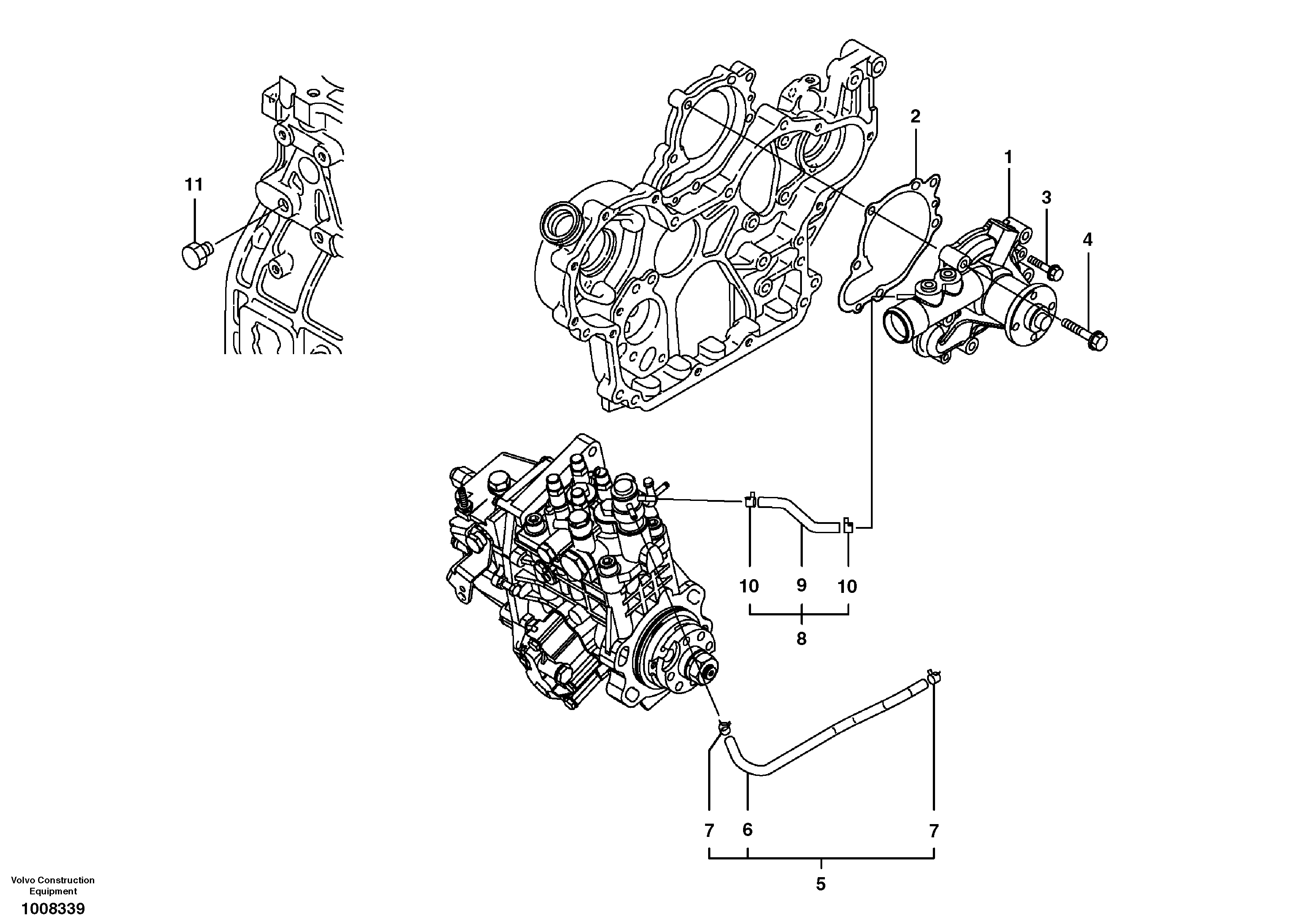 Fan drive — volvo parts diagram