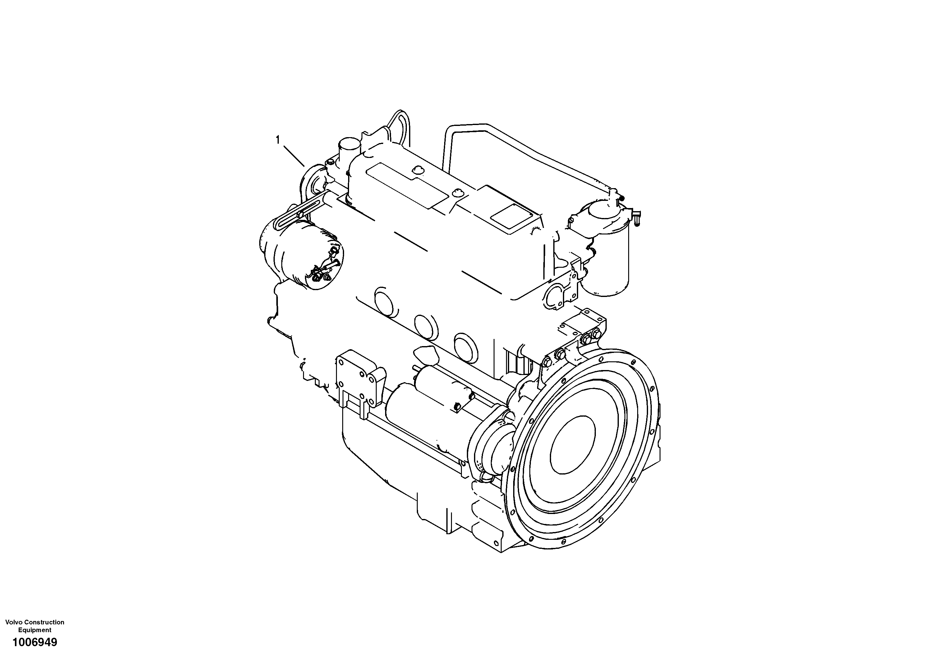 Engine — volvo parts diagram