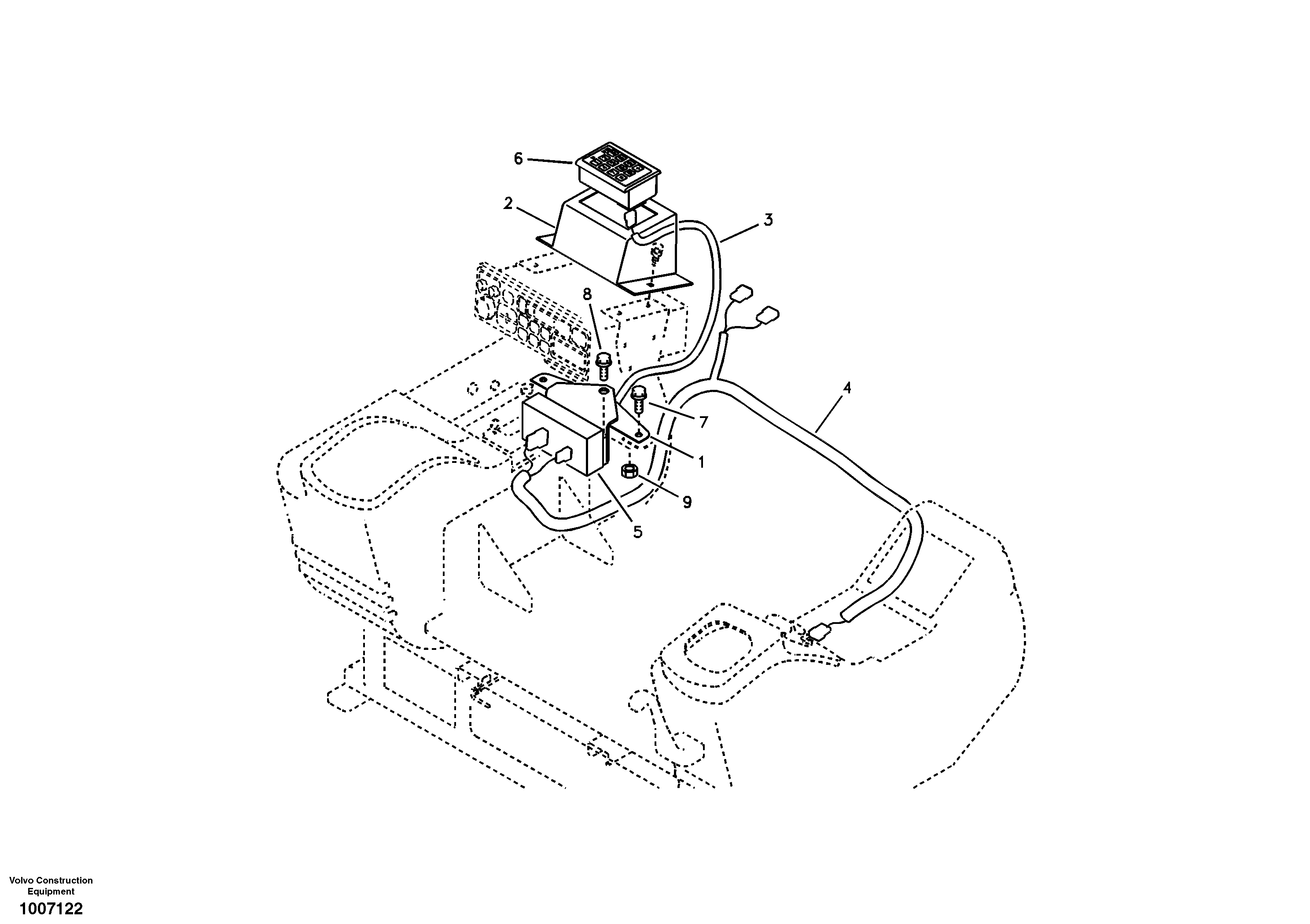 Antitheft system — volvo parts diagram
