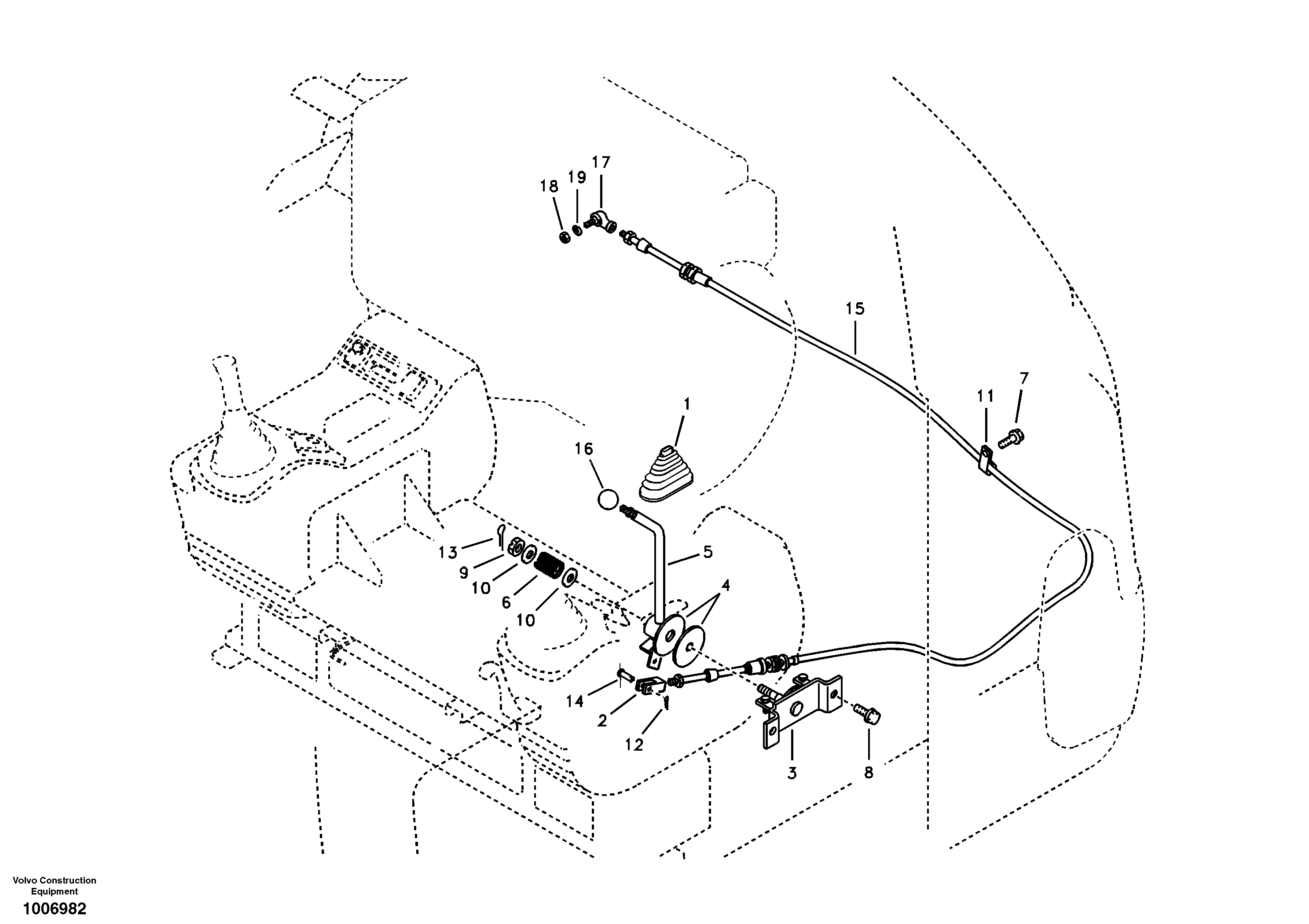 Speed control — volvo parts diagram