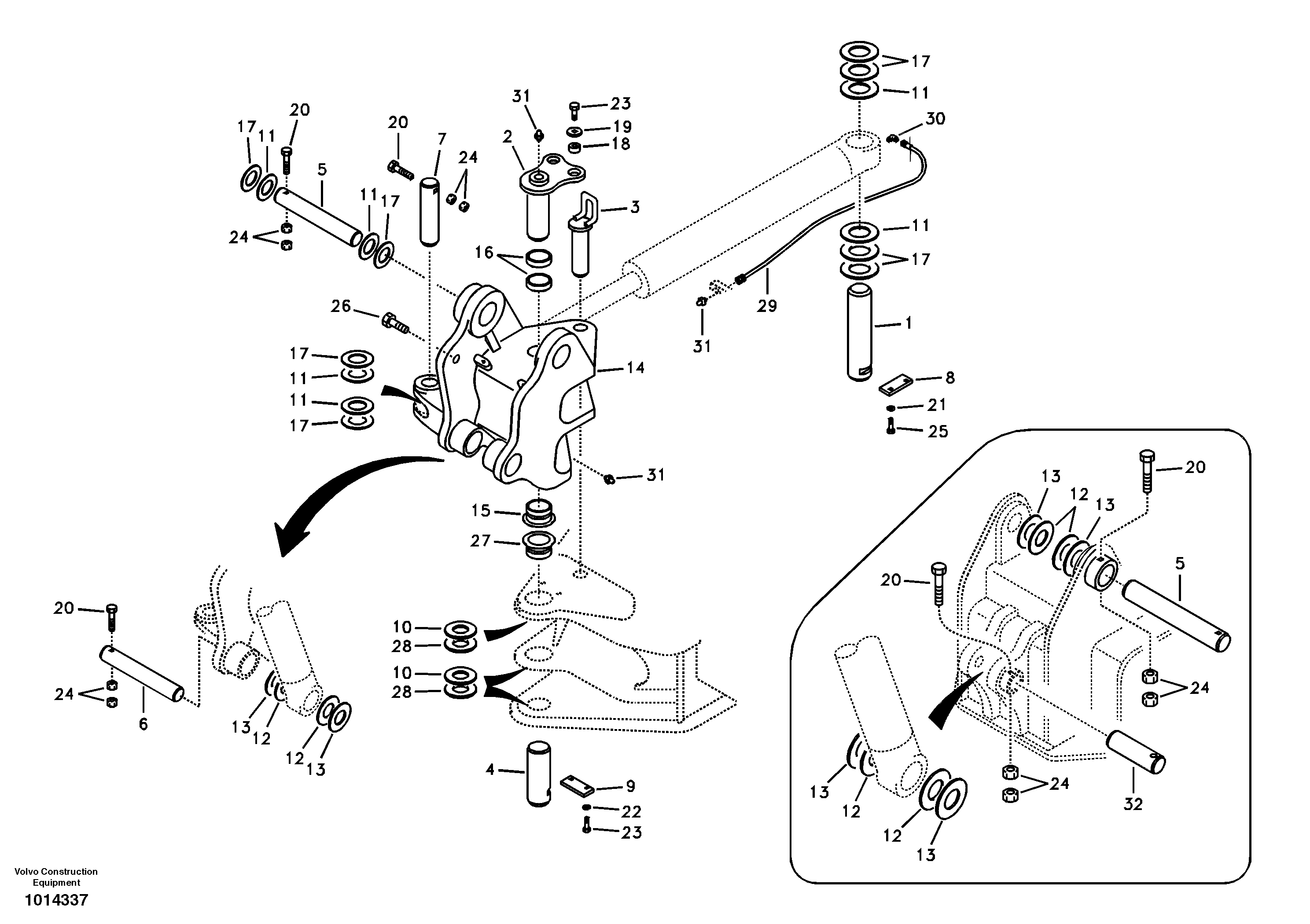 Links to boom  FOR CHINA — volvo parts diagram