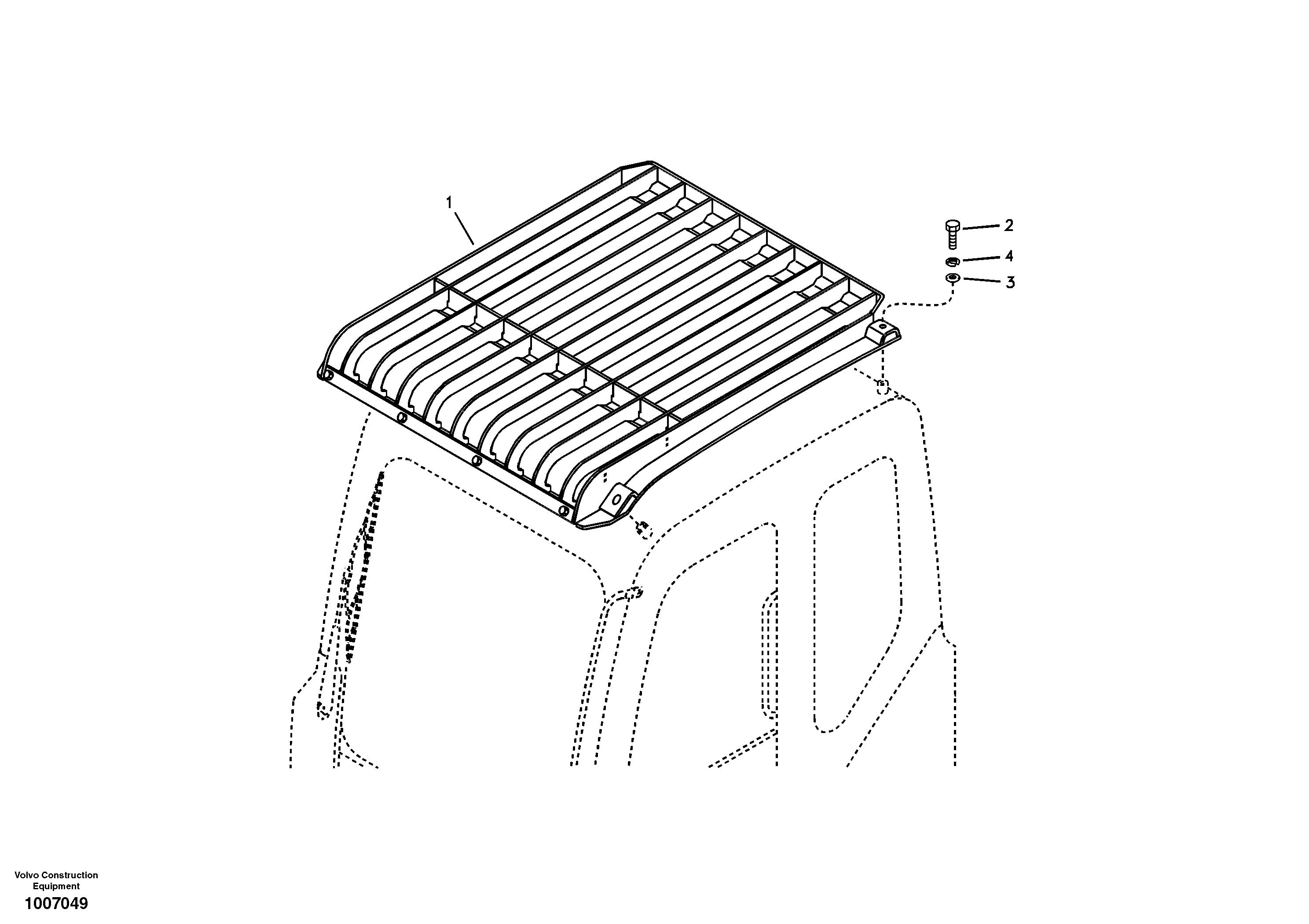 Fops, protecting equipment — volvo parts diagram