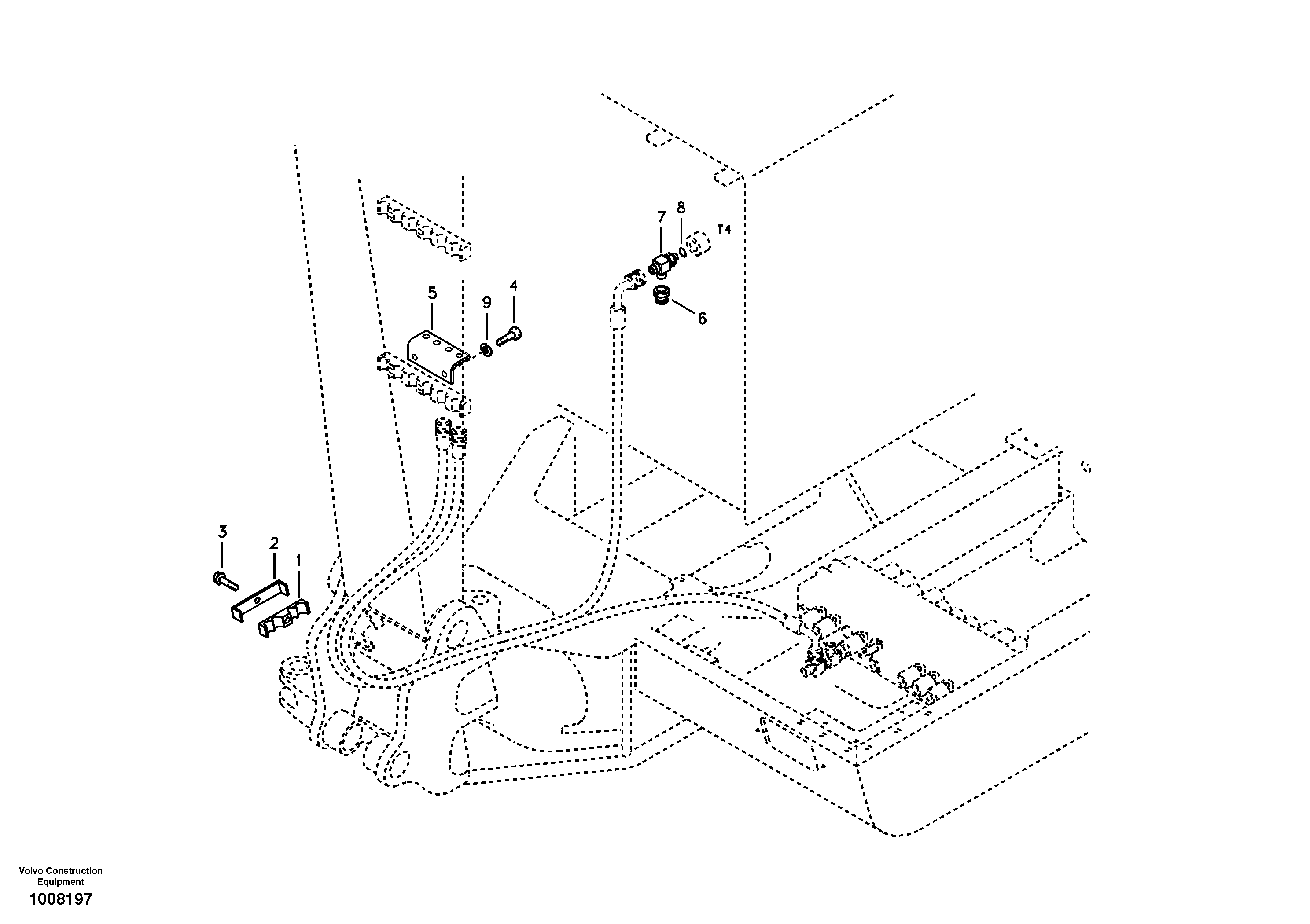 Working hydraulic, dipper arm rupture — volvo parts diagram