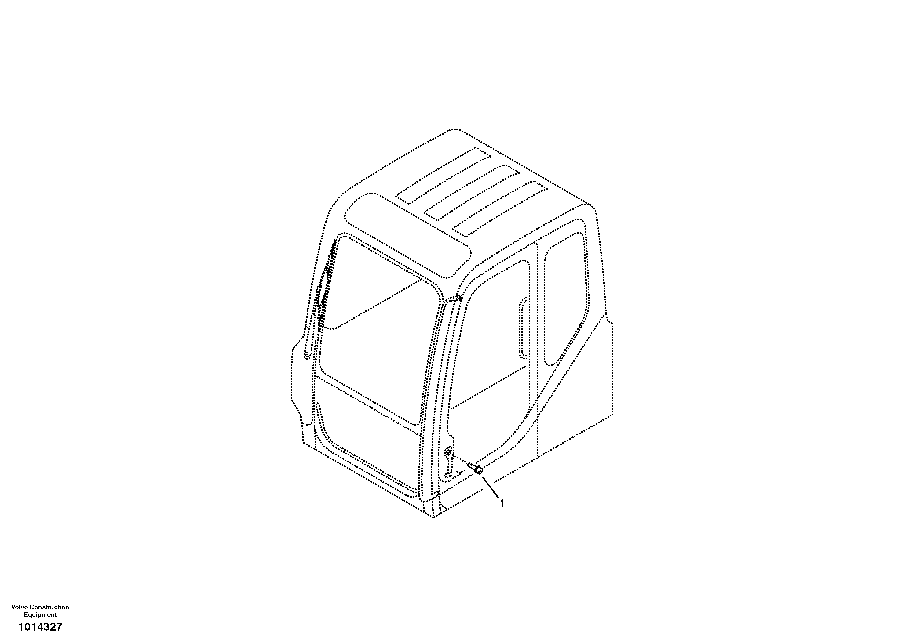 Operator's cab — volvo parts diagram