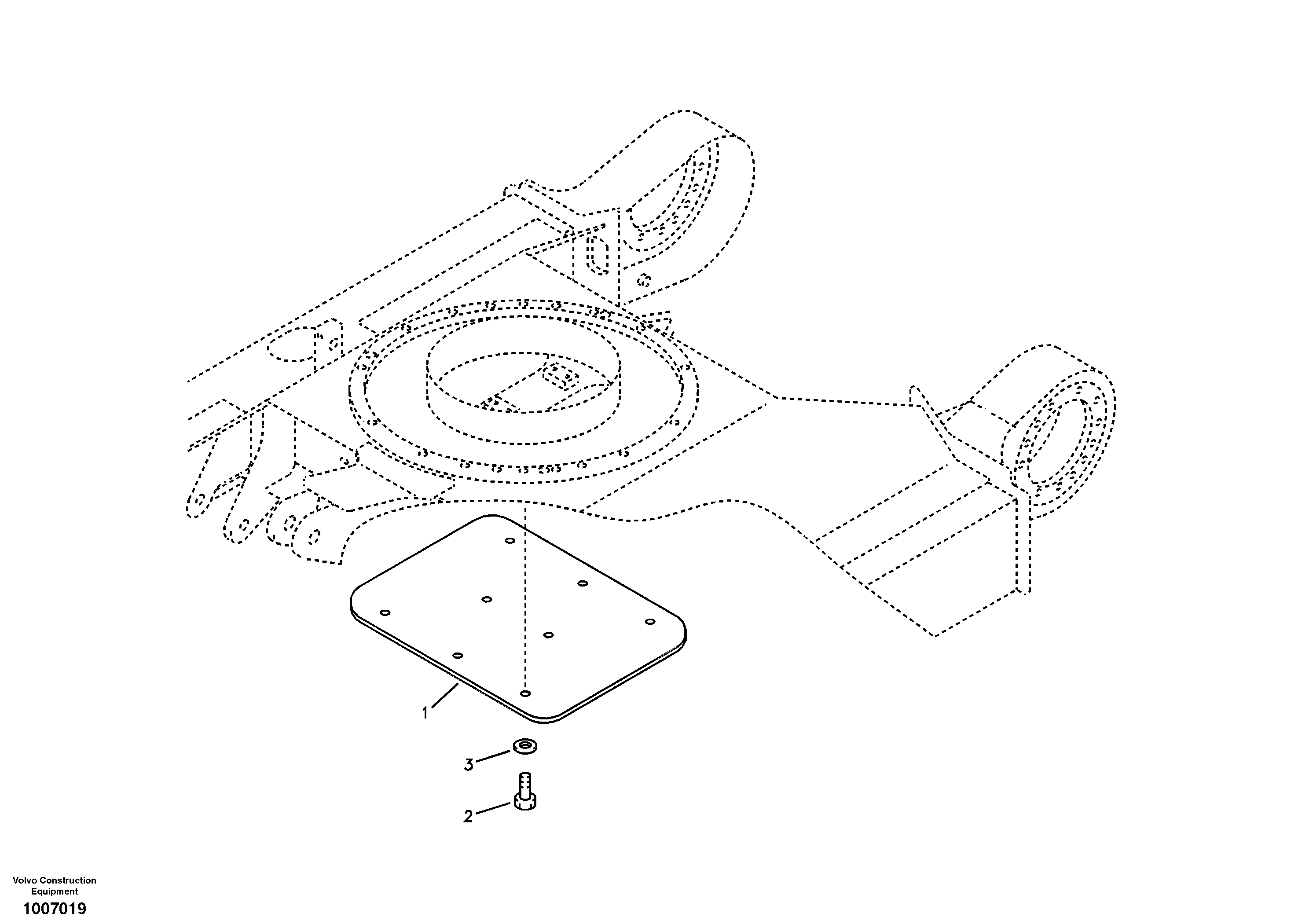 Protecting plate — volvo parts diagram