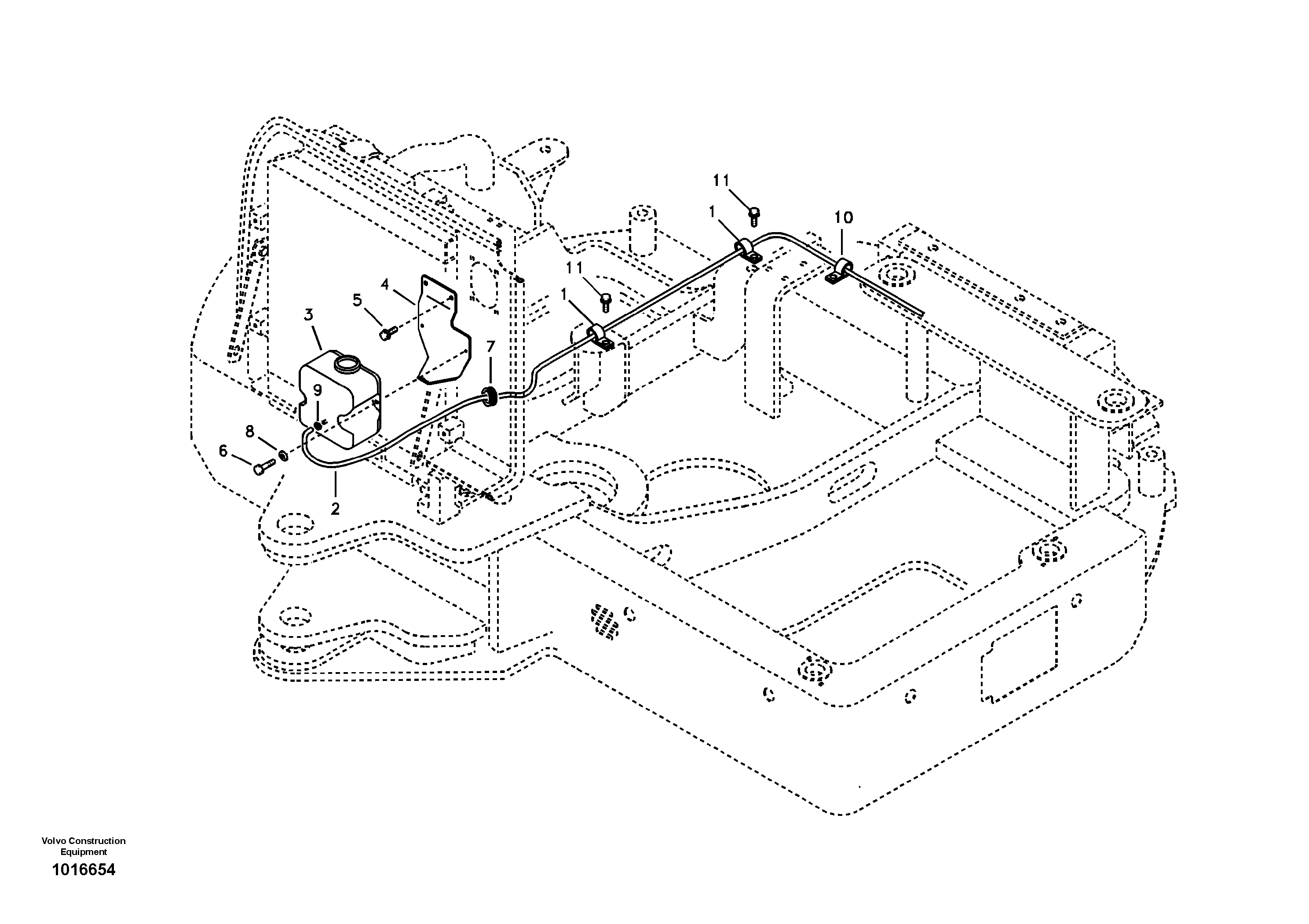 Windshield washer — volvo parts diagram
