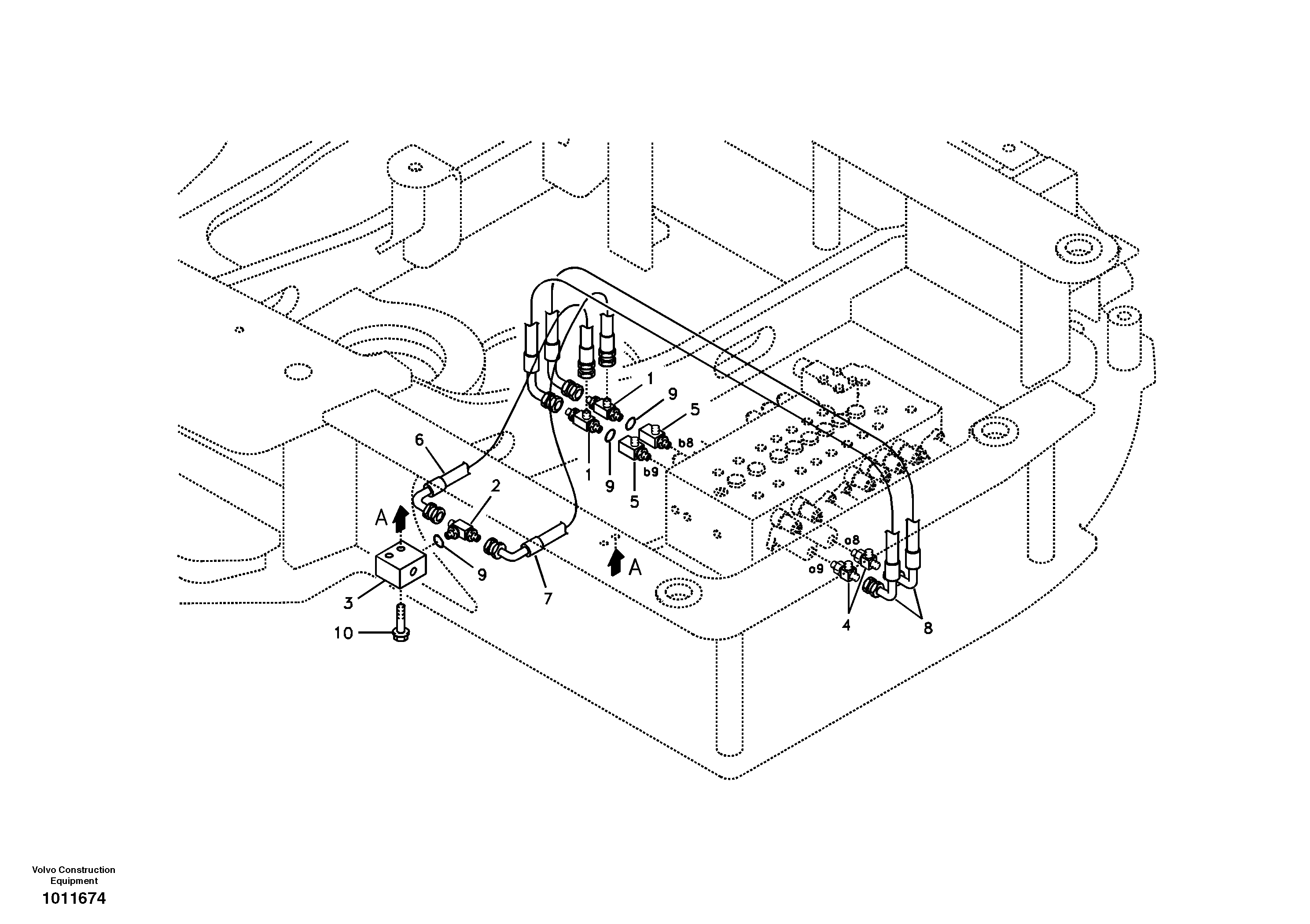 Servo system, travel alarm — volvo parts diagram