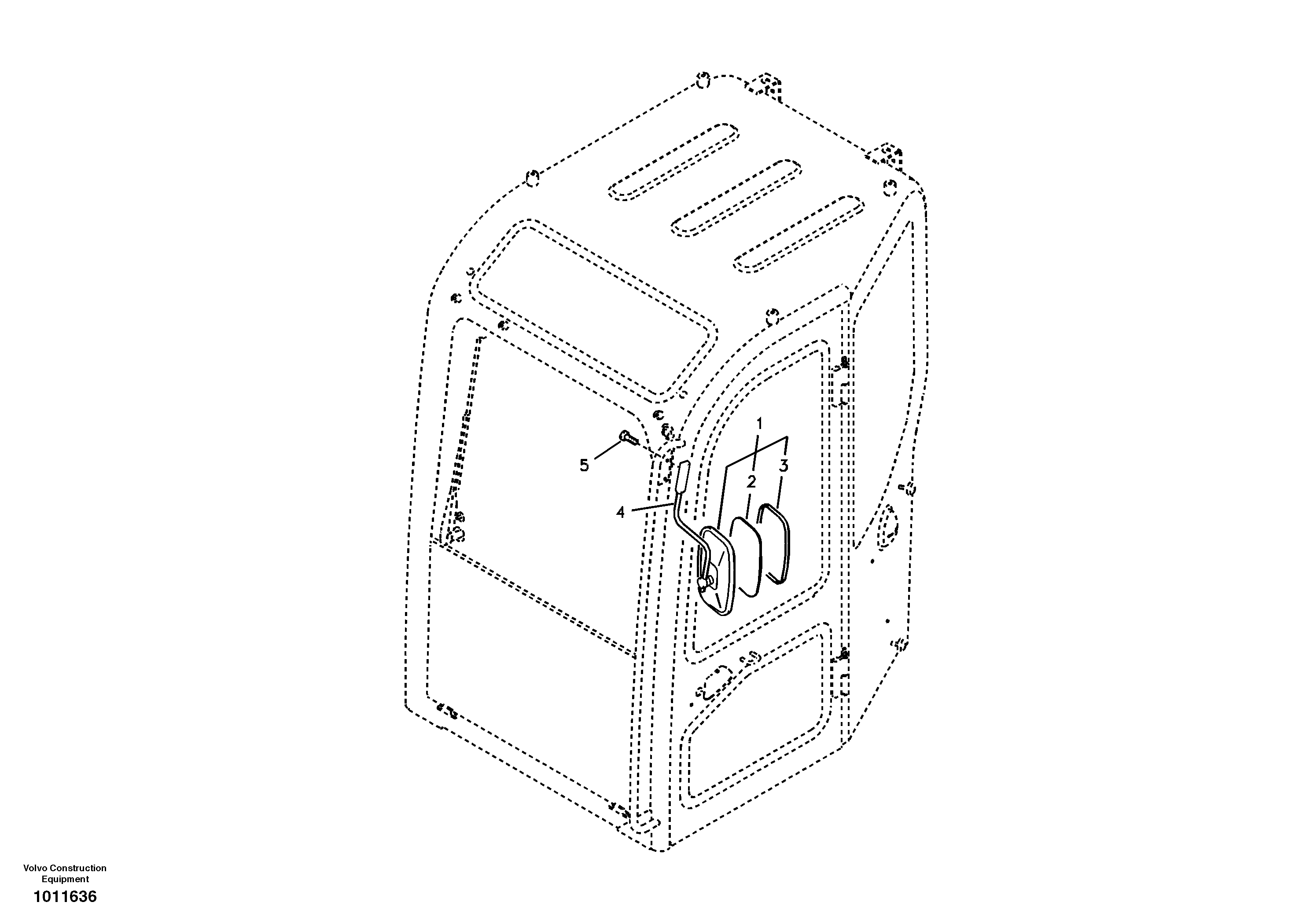 Rear view mirror — volvo parts diagram
