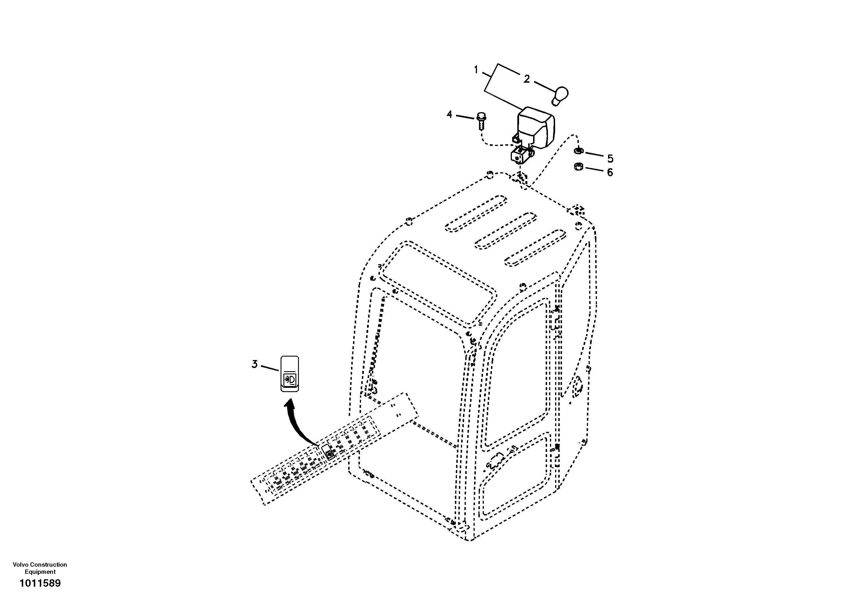 Work lights, extra — volvo parts diagram