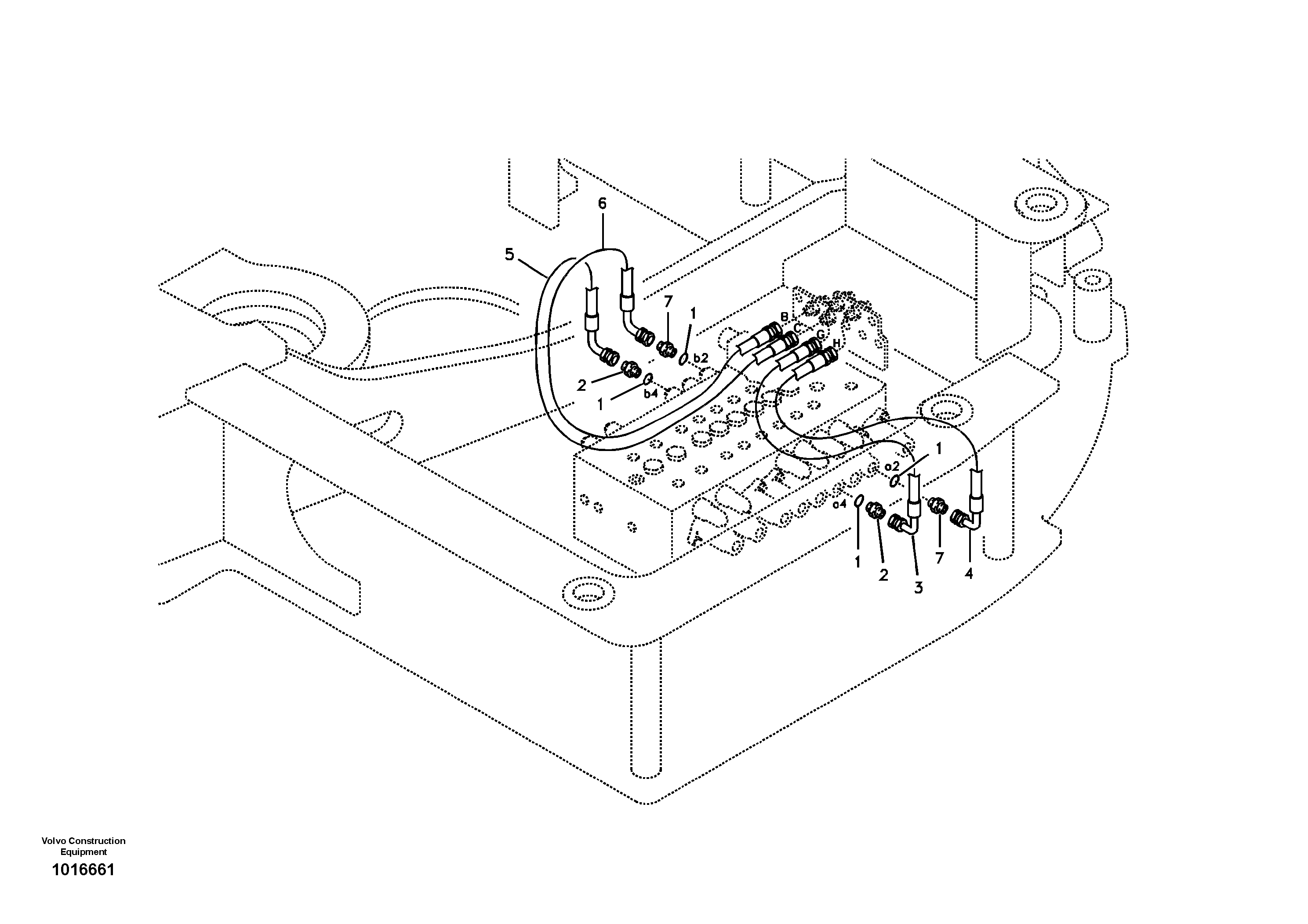 Servo system, changing lever function — volvo parts diagram