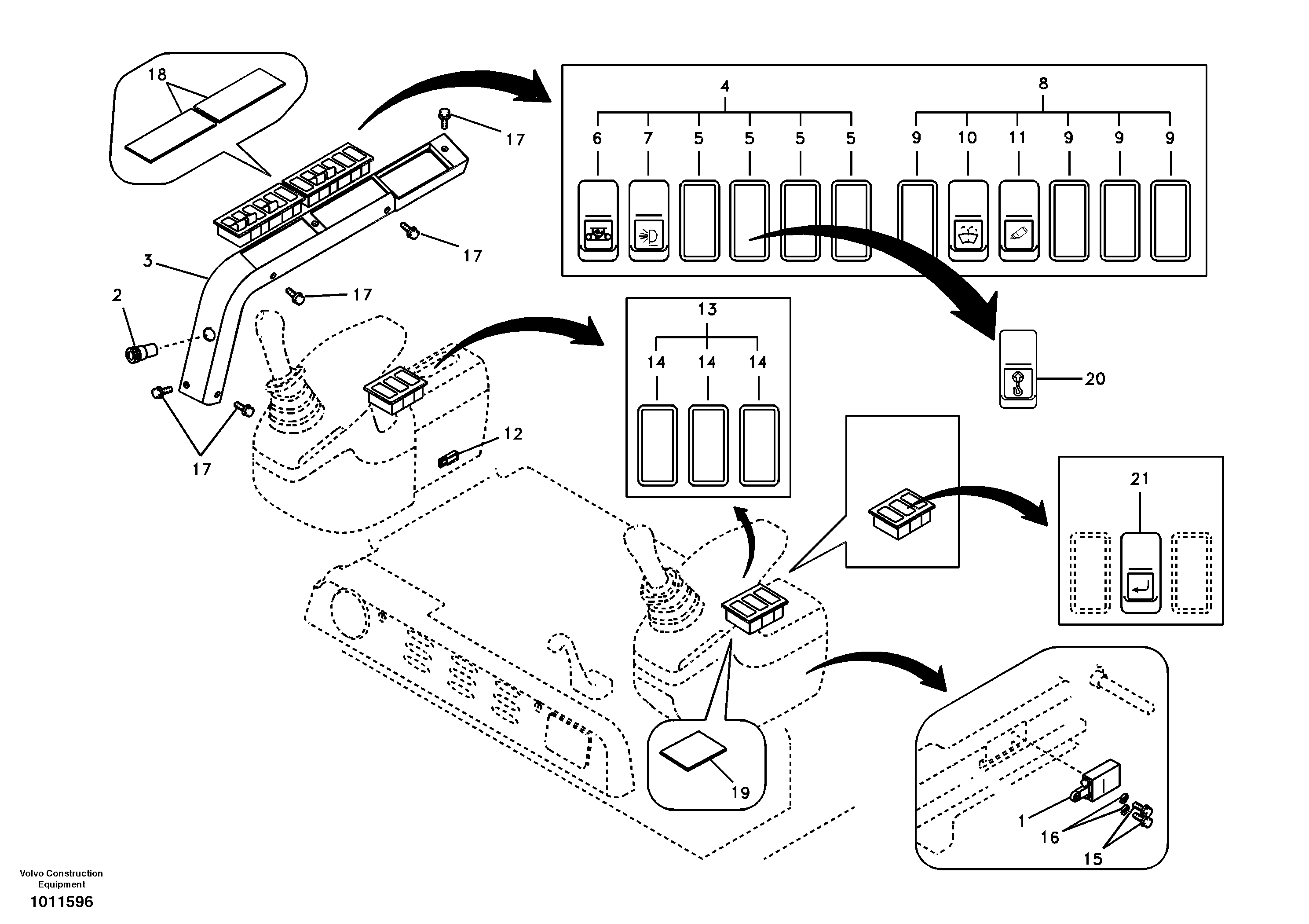 Switch — volvo parts diagram