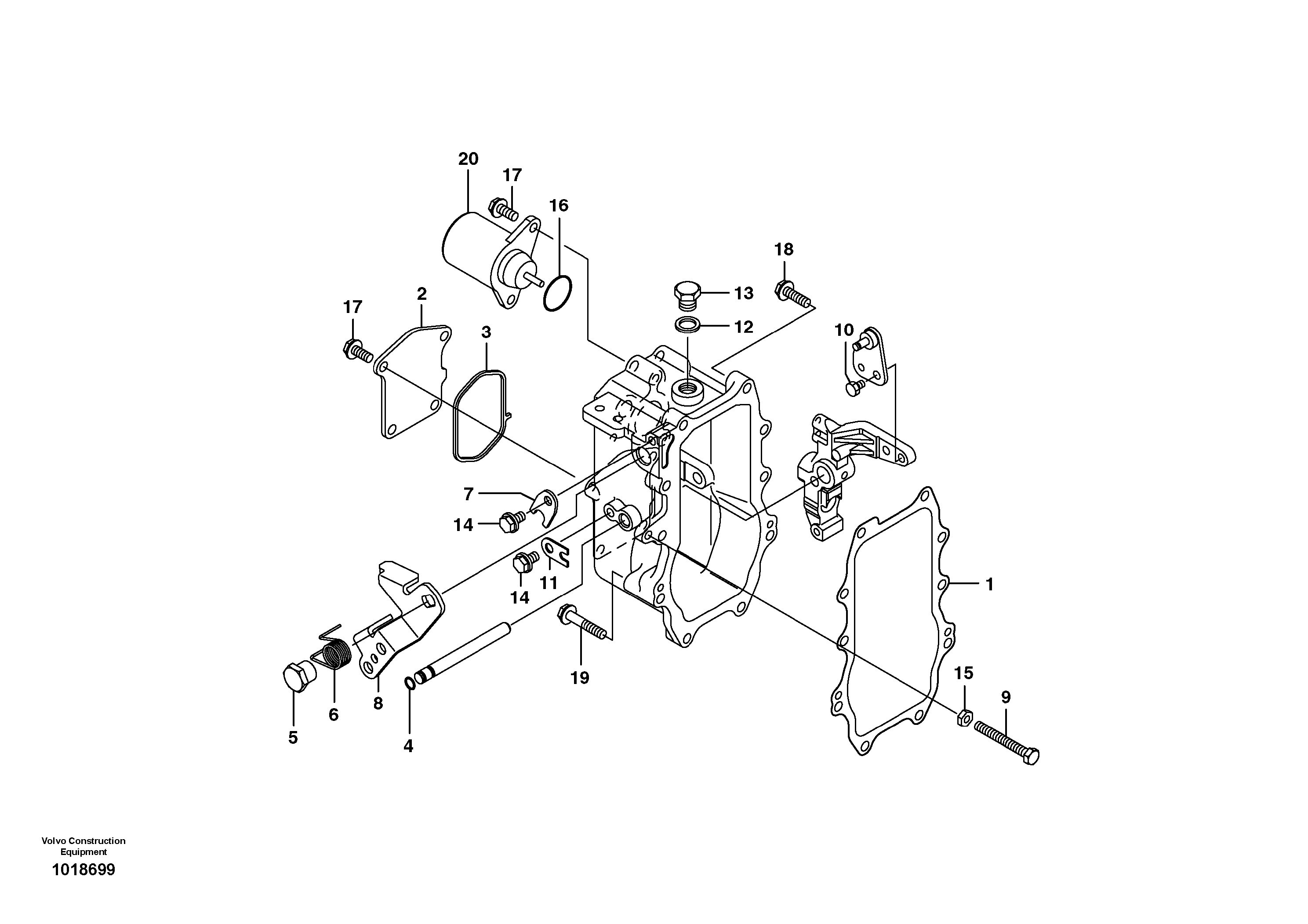 Injection pump — volvo parts diagram