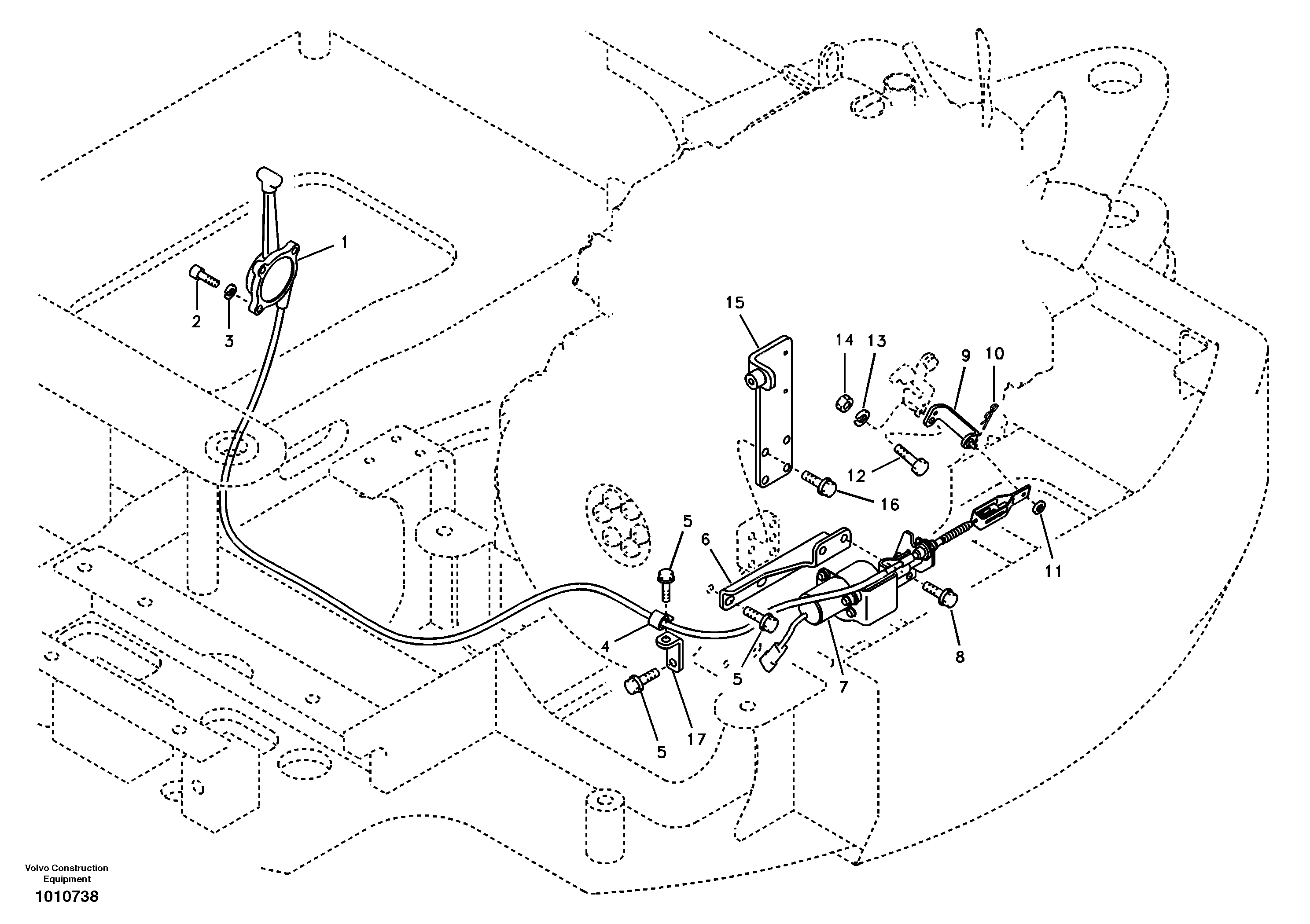 Speed control — volvo parts diagram