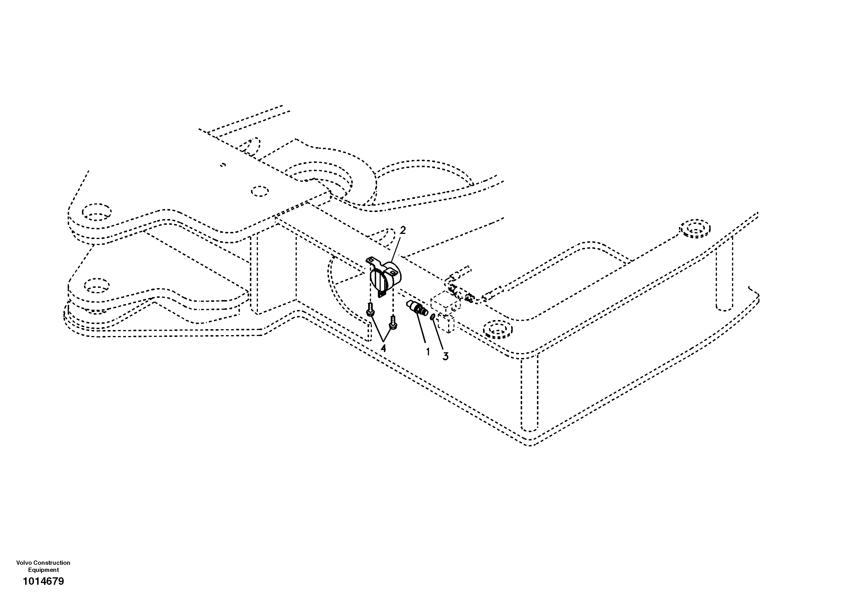 Back-up warning unit — volvo parts diagram