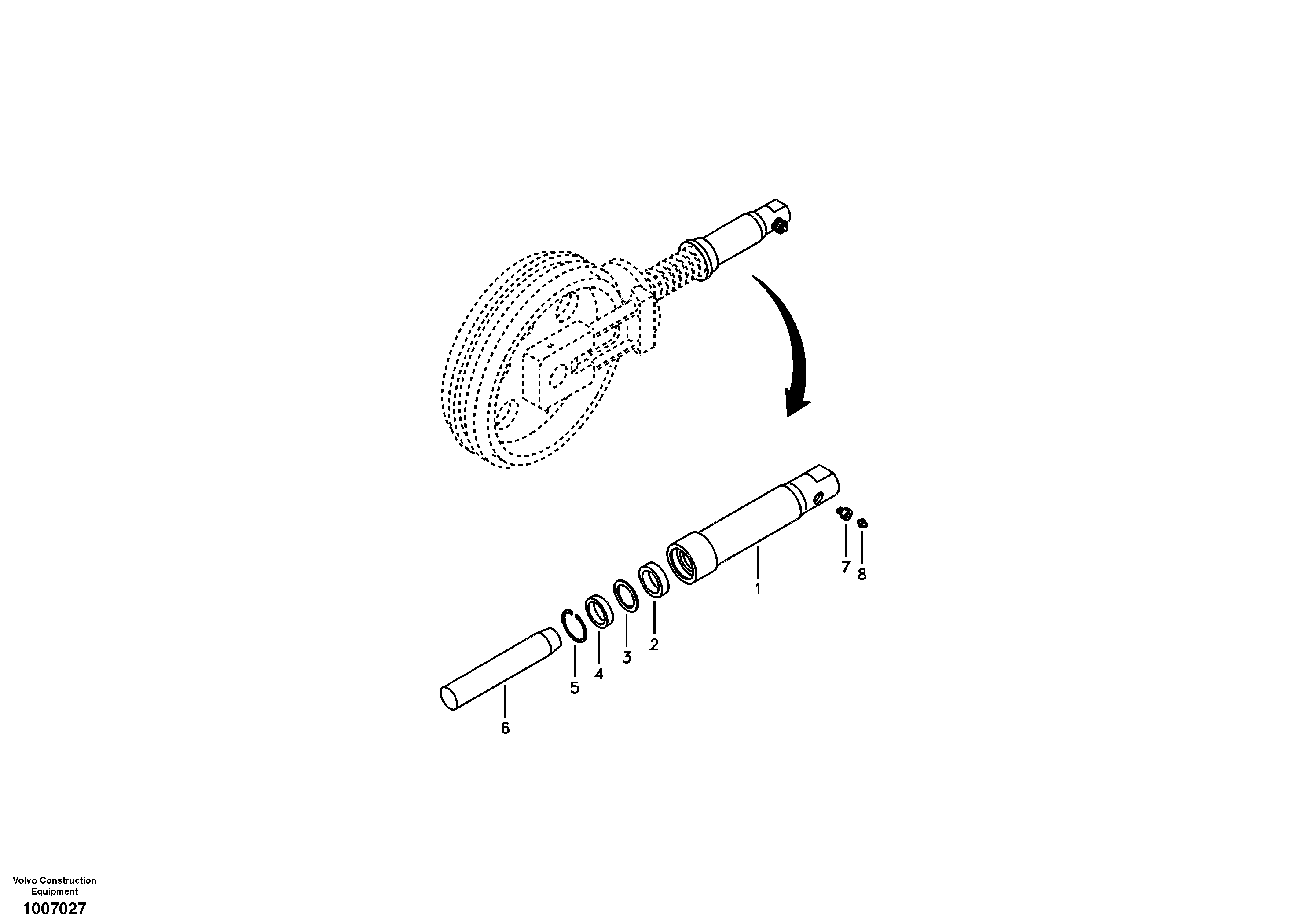 Undercarriage, spring package — volvo parts diagram