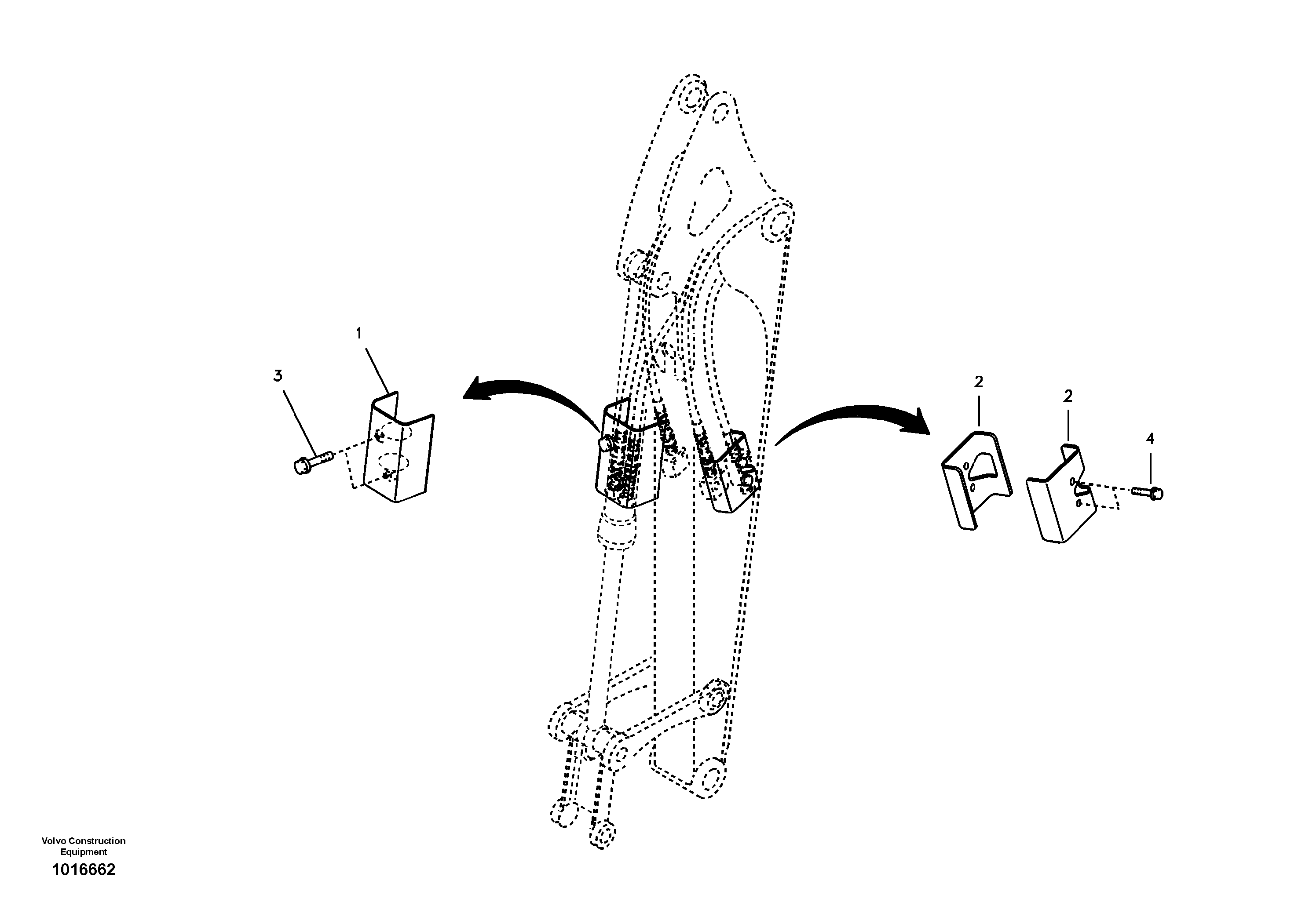 Working hydraulic, covers — volvo parts diagram