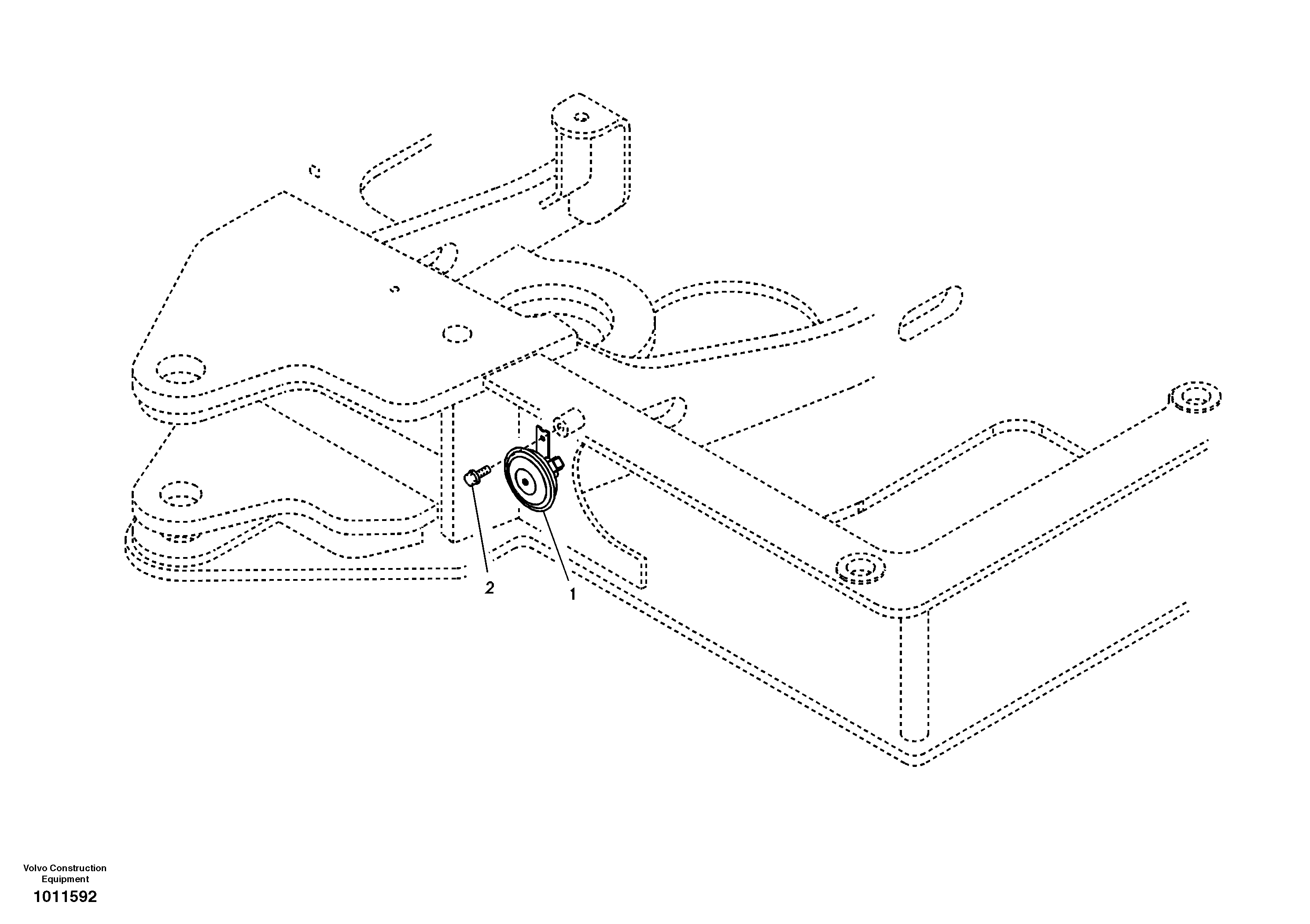 Horn — volvo parts diagram