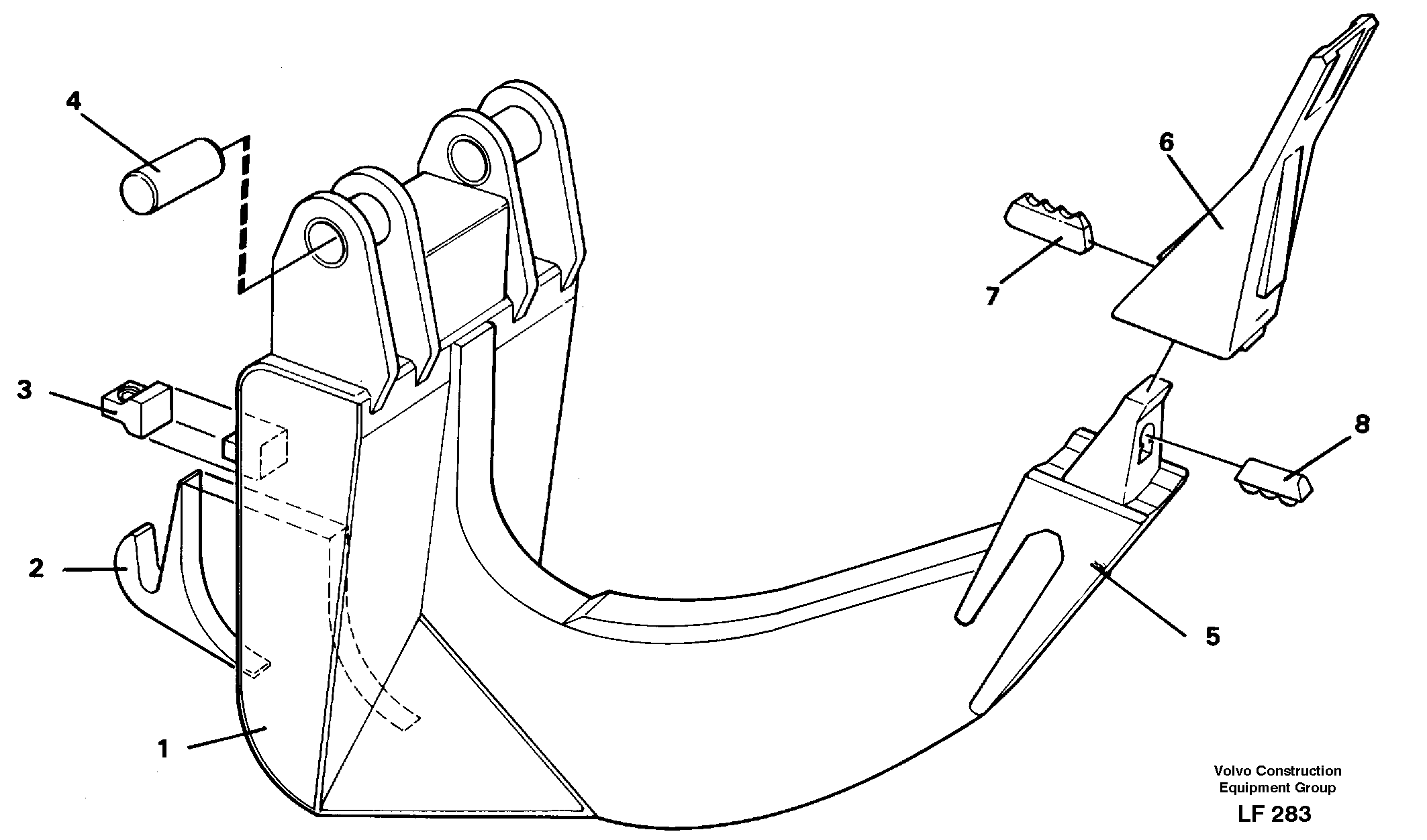 Ripper  14253092 — volvo parts diagram