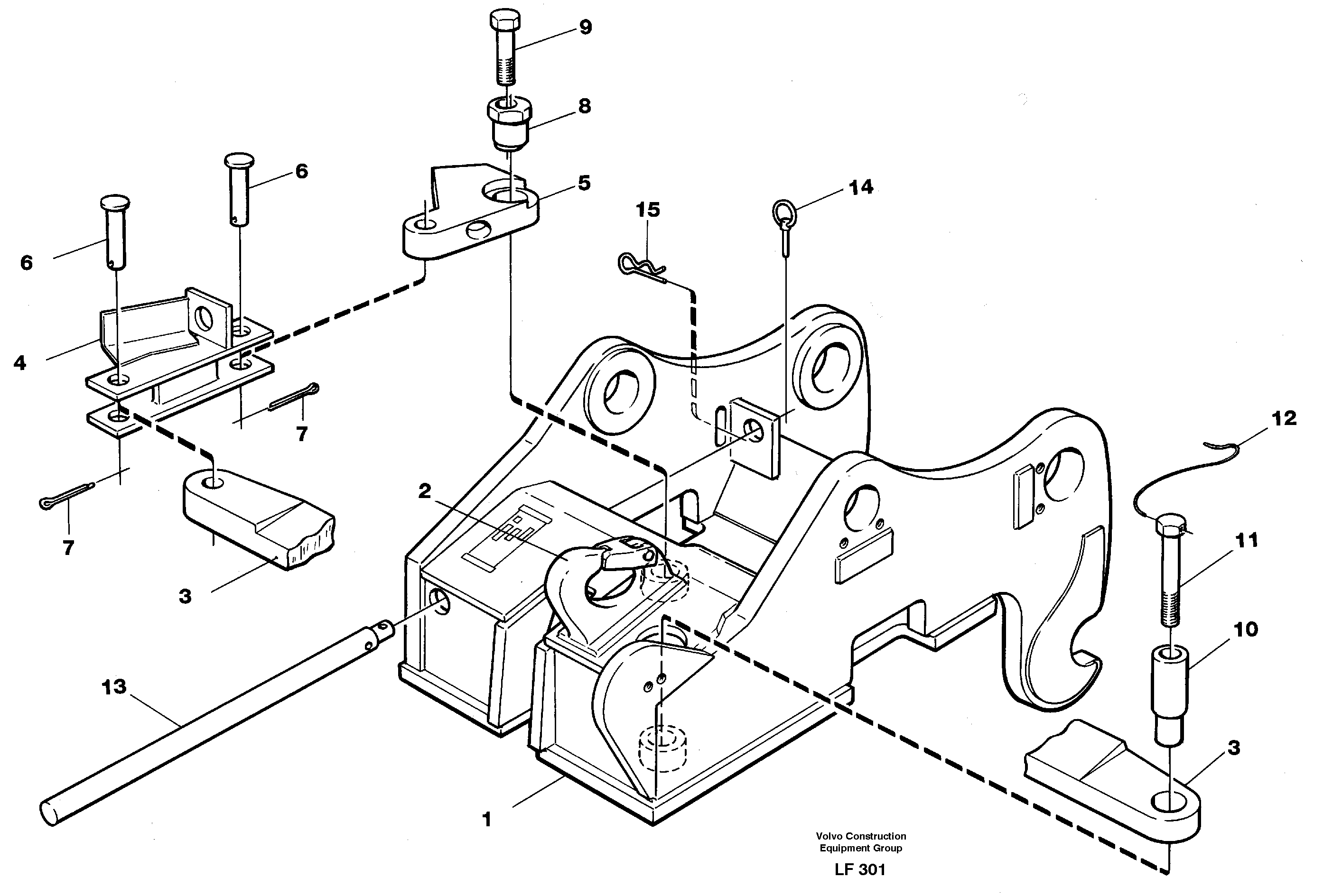 Quickfit, mechanical  14235532 — volvo parts diagram
