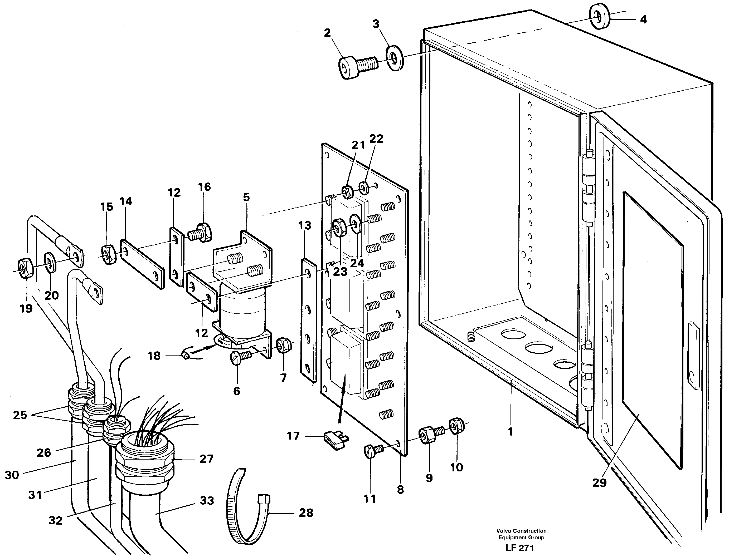 Main fuse box — volvo parts diagram