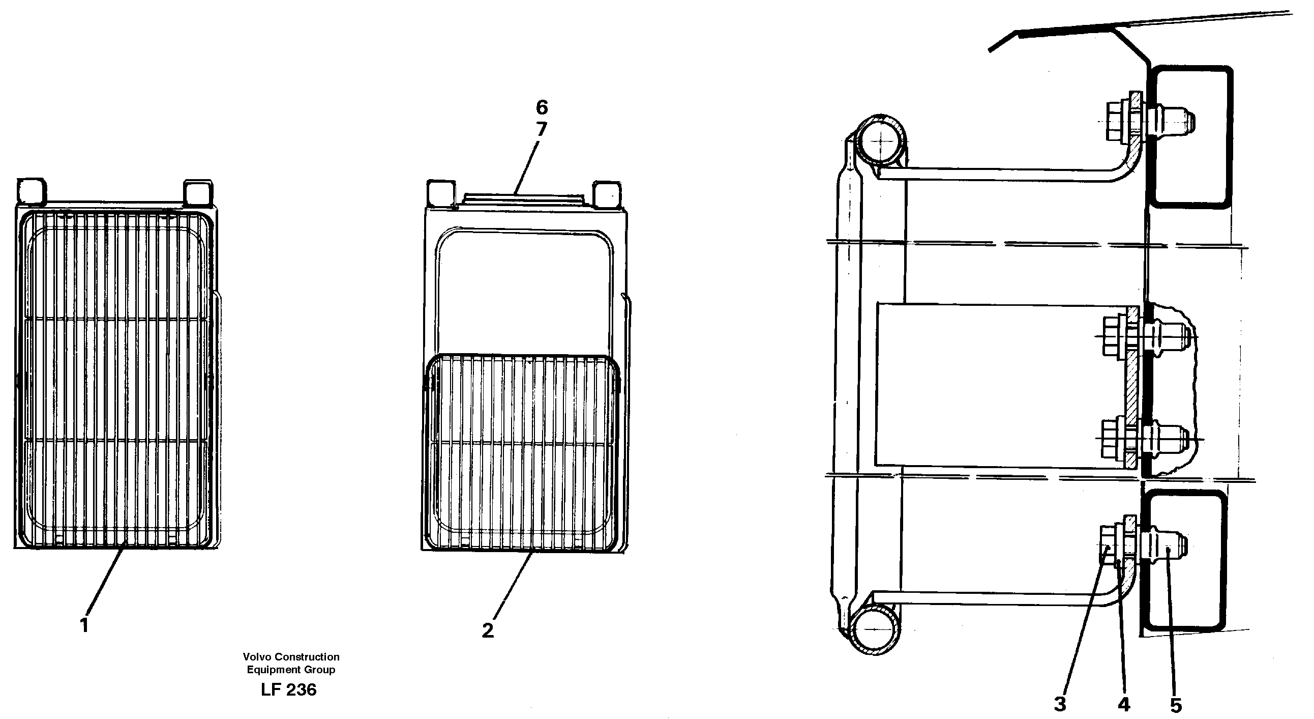 Windscreen protection — volvo parts diagram