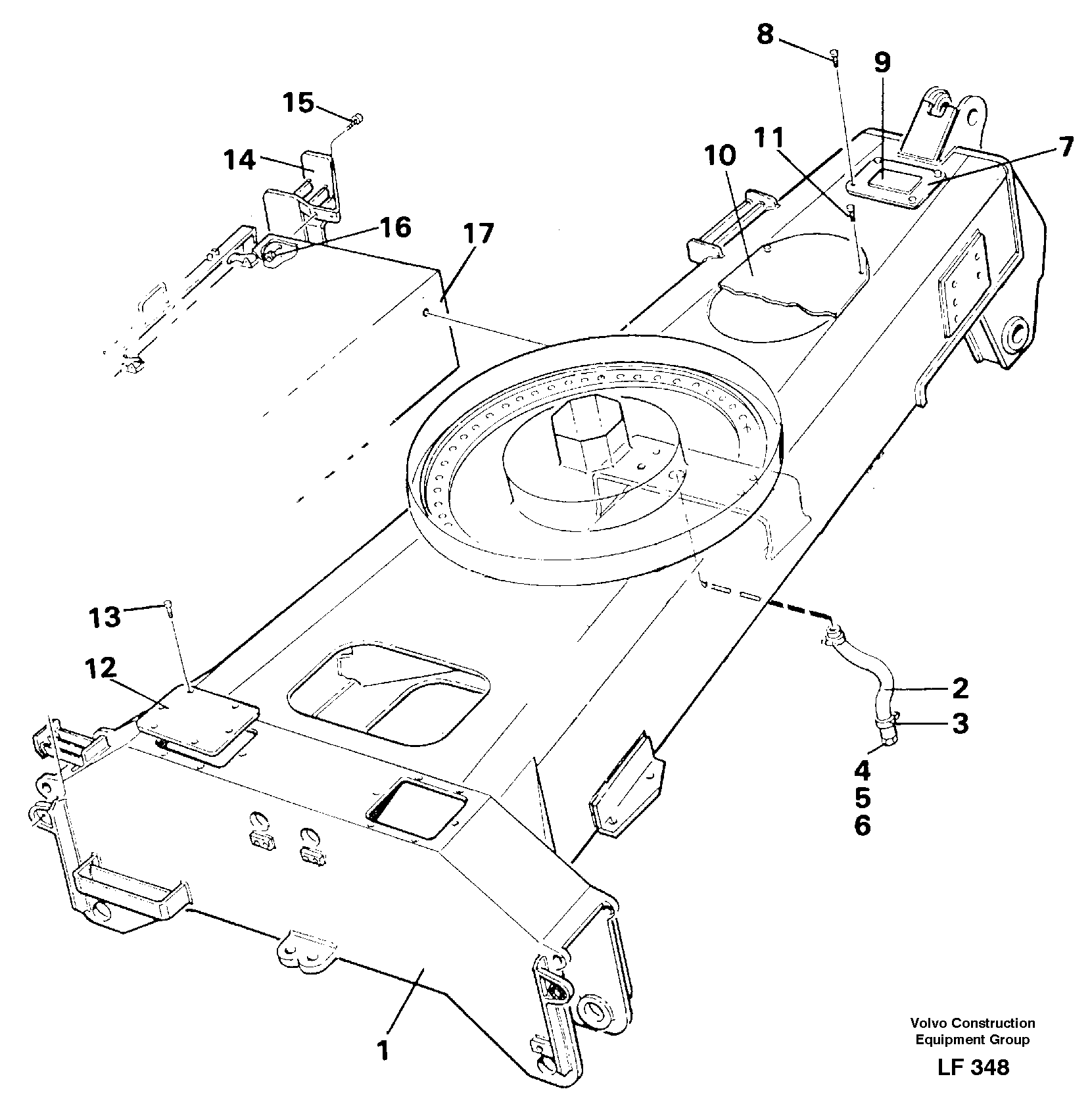 Undercarriage — volvo parts diagram