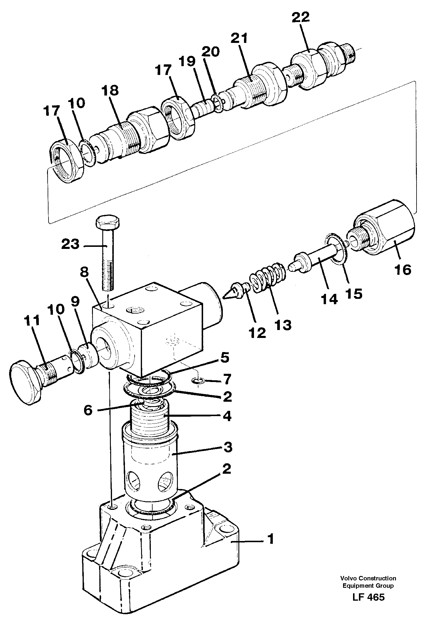 Pressure limiting valve — volvo parts diagram