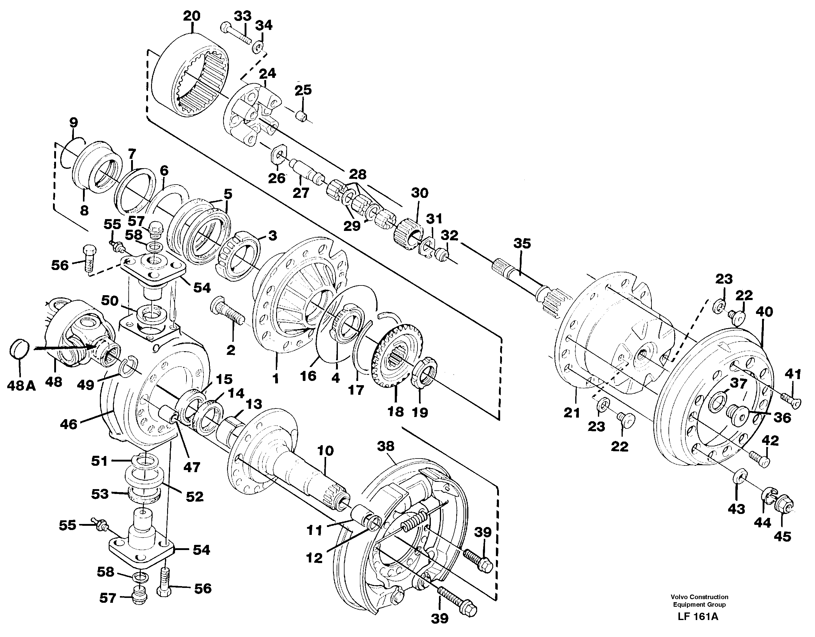 Wheel hub — volvo parts diagram